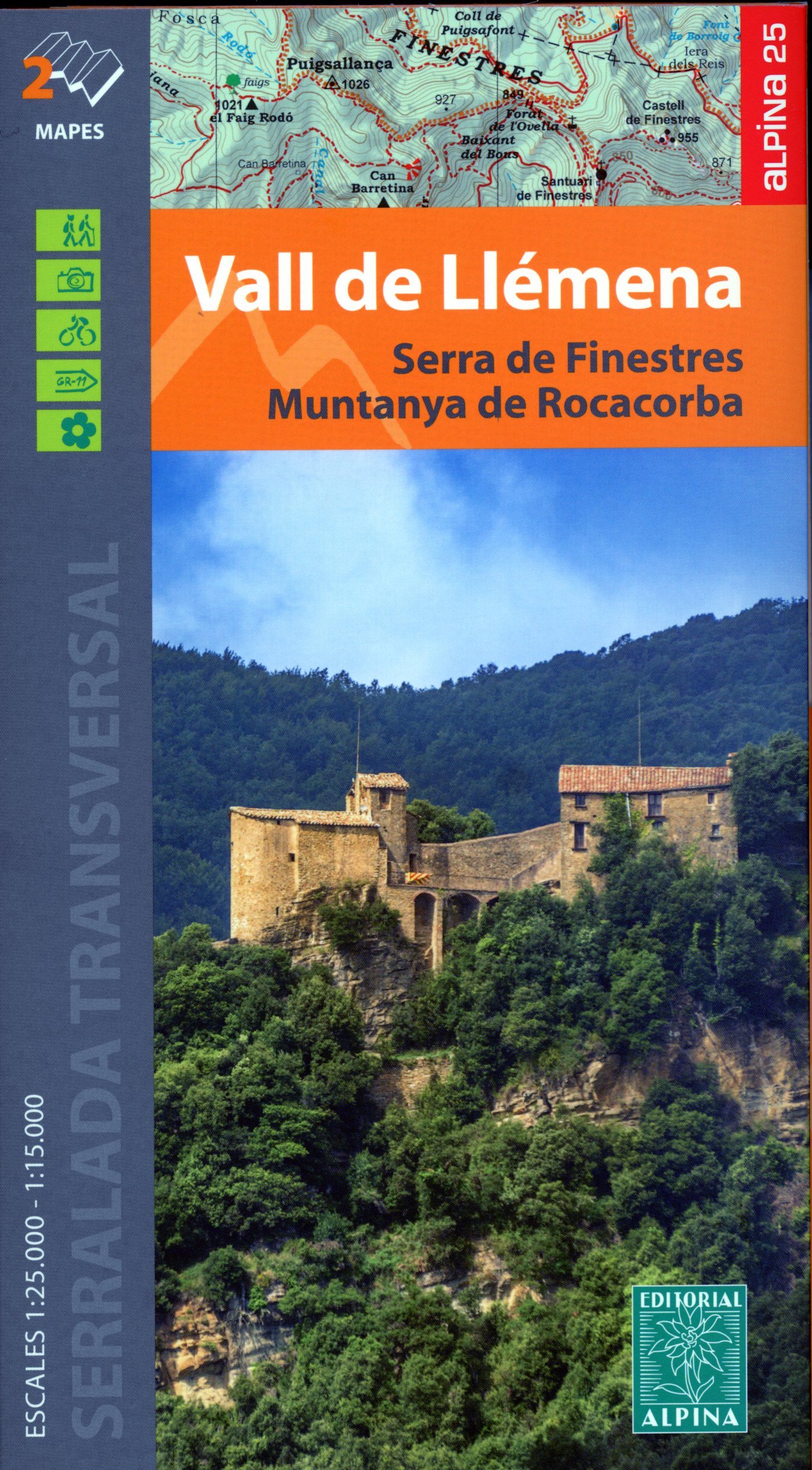 Vall de Llémena : Serra de Finestres · Muntanya de Rocacorba - Portada