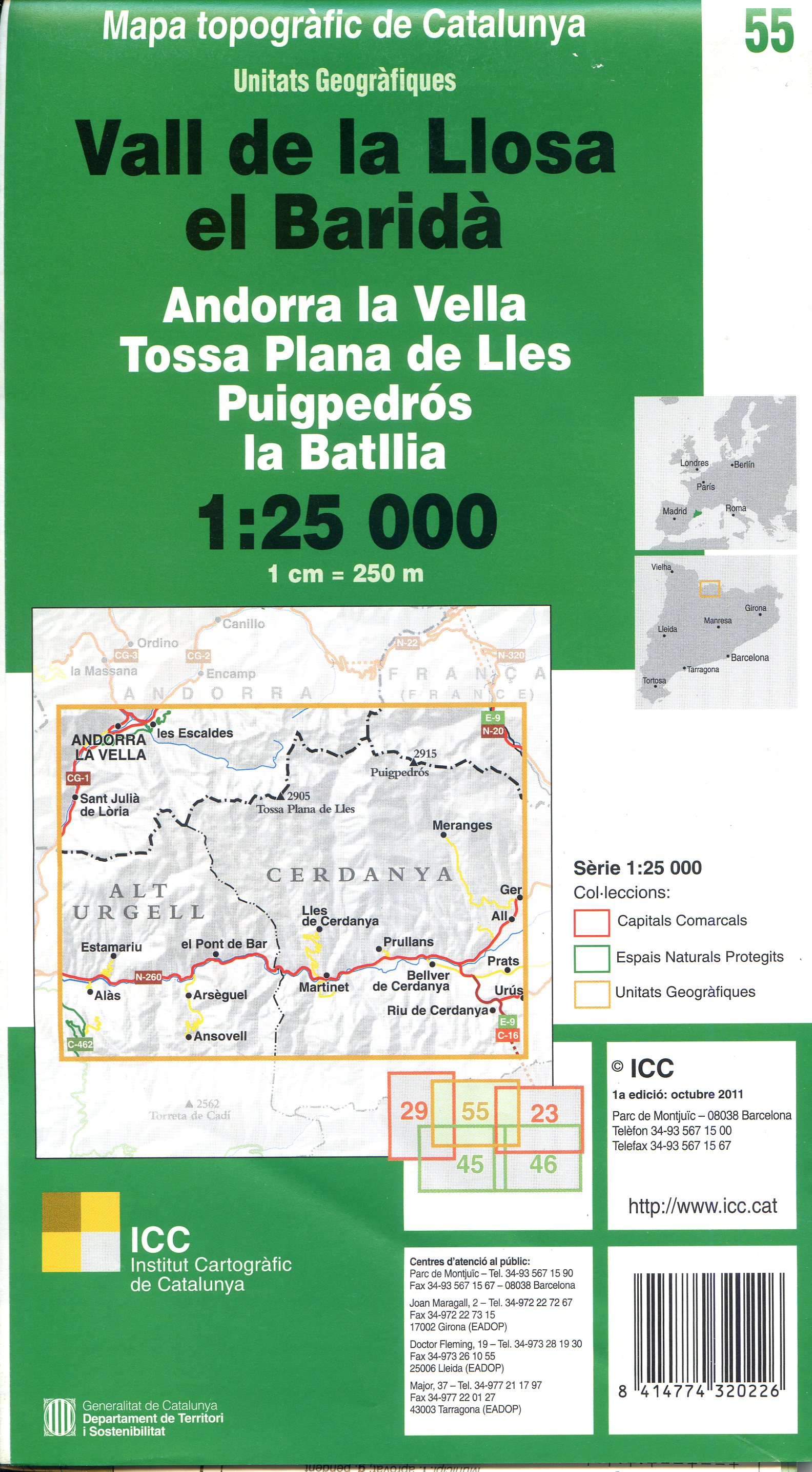 Vall de la Llosa el Baridà : Andorra la Vella : Tossa Plana de Lles : Puigpedrós : la Batllia - Miniatura 2