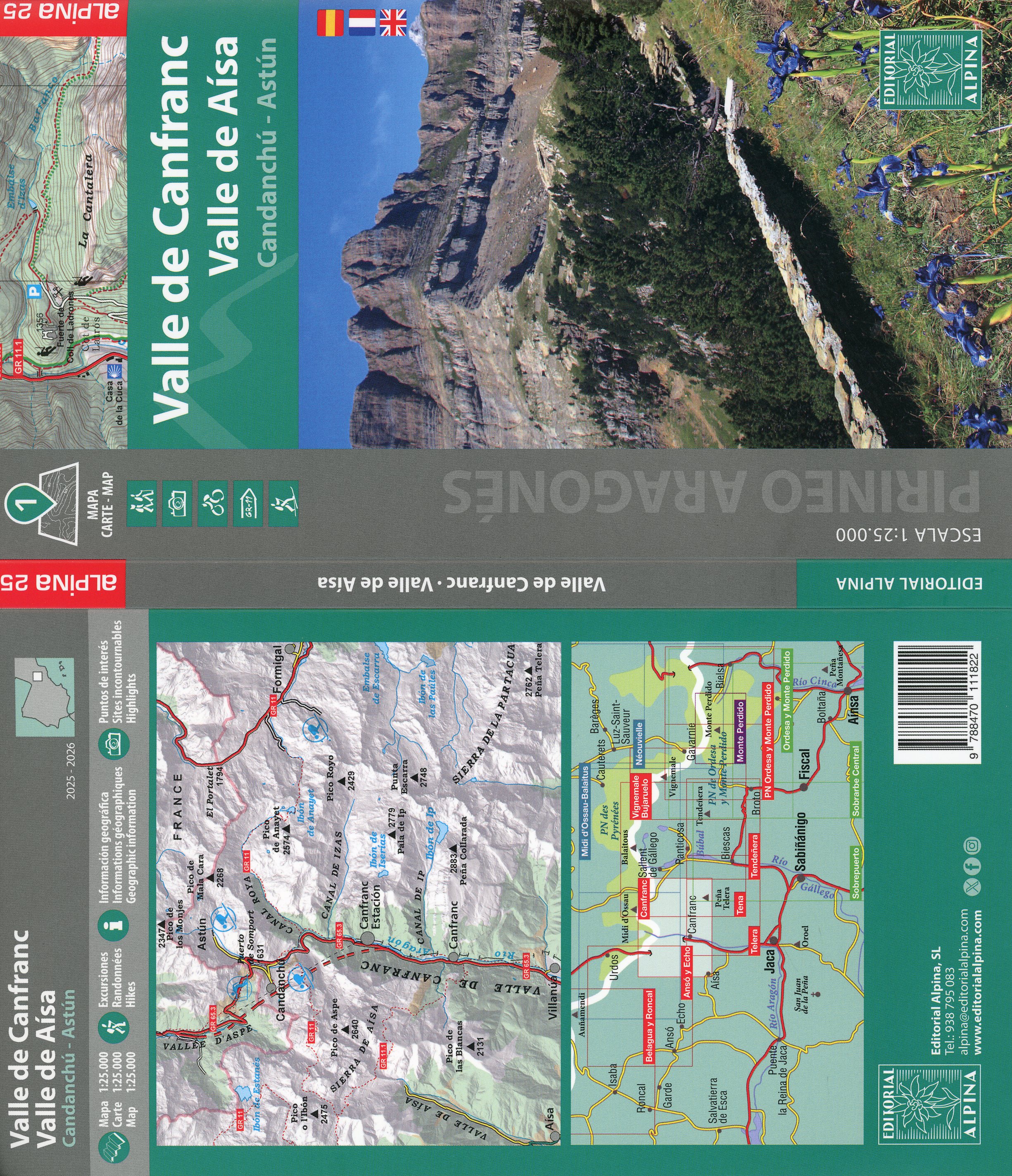 Valle de Canfranc : Valle de Aísa : Candanchú - Astún - Portada