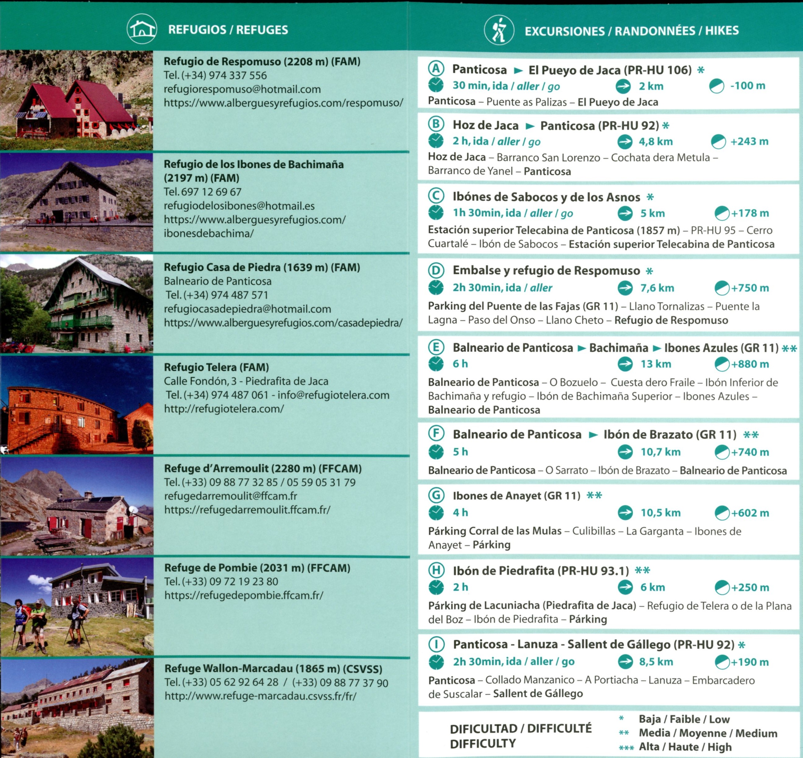 Valle de Tena : Panticosa · Partacua · Sallent : Balaitús · Anayet · Infiernos - Miniatura 3
