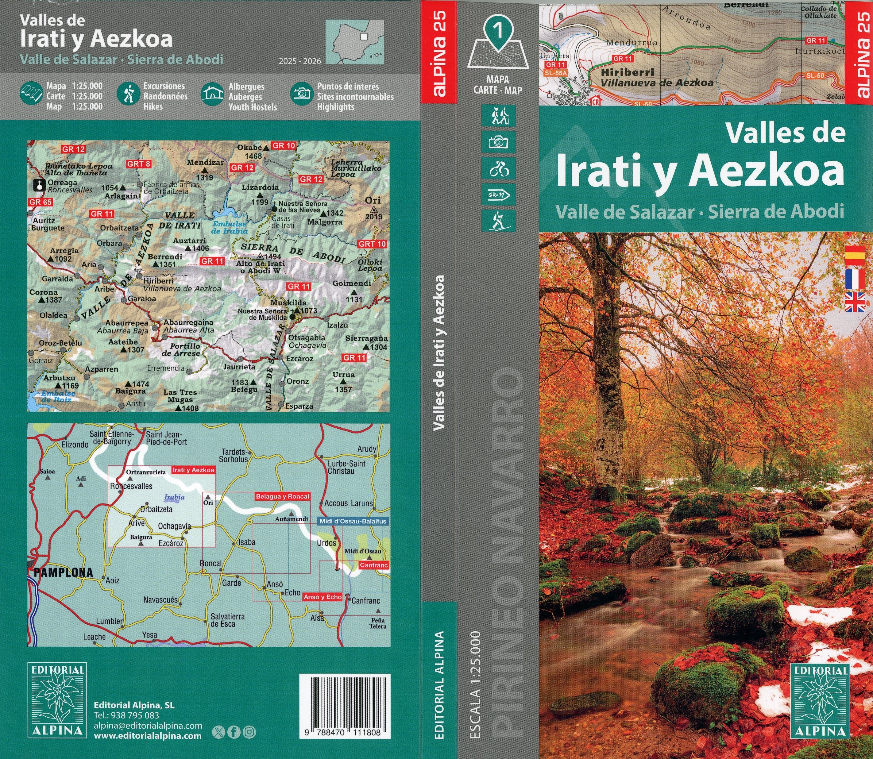 Valles de Irati y Aezkoa : Valle de Salazar · Sierra de Abodi - Portada