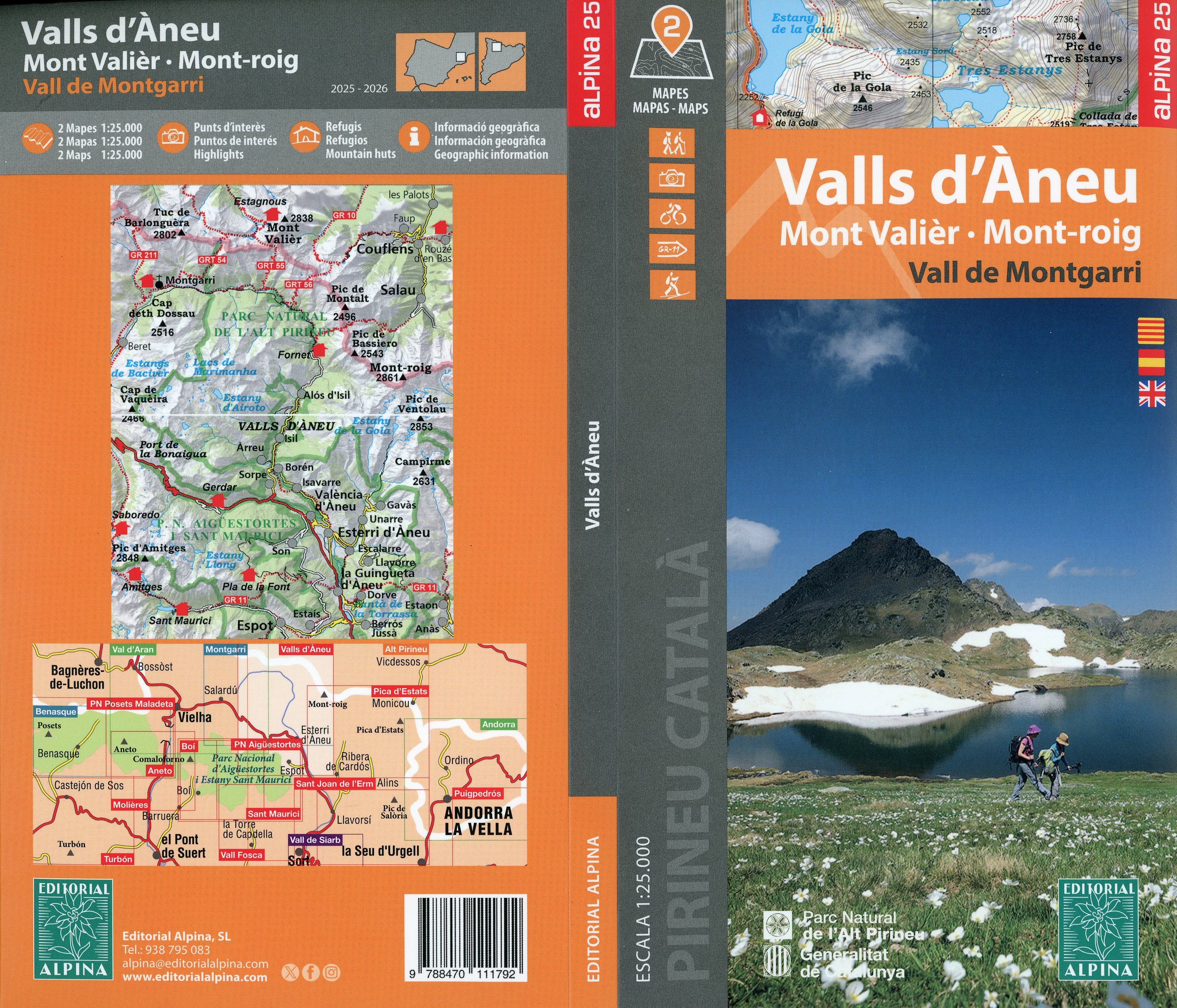 Valls d'Àneu : Mont Valier · Mont-roig : Vall de Montgarri - Portada