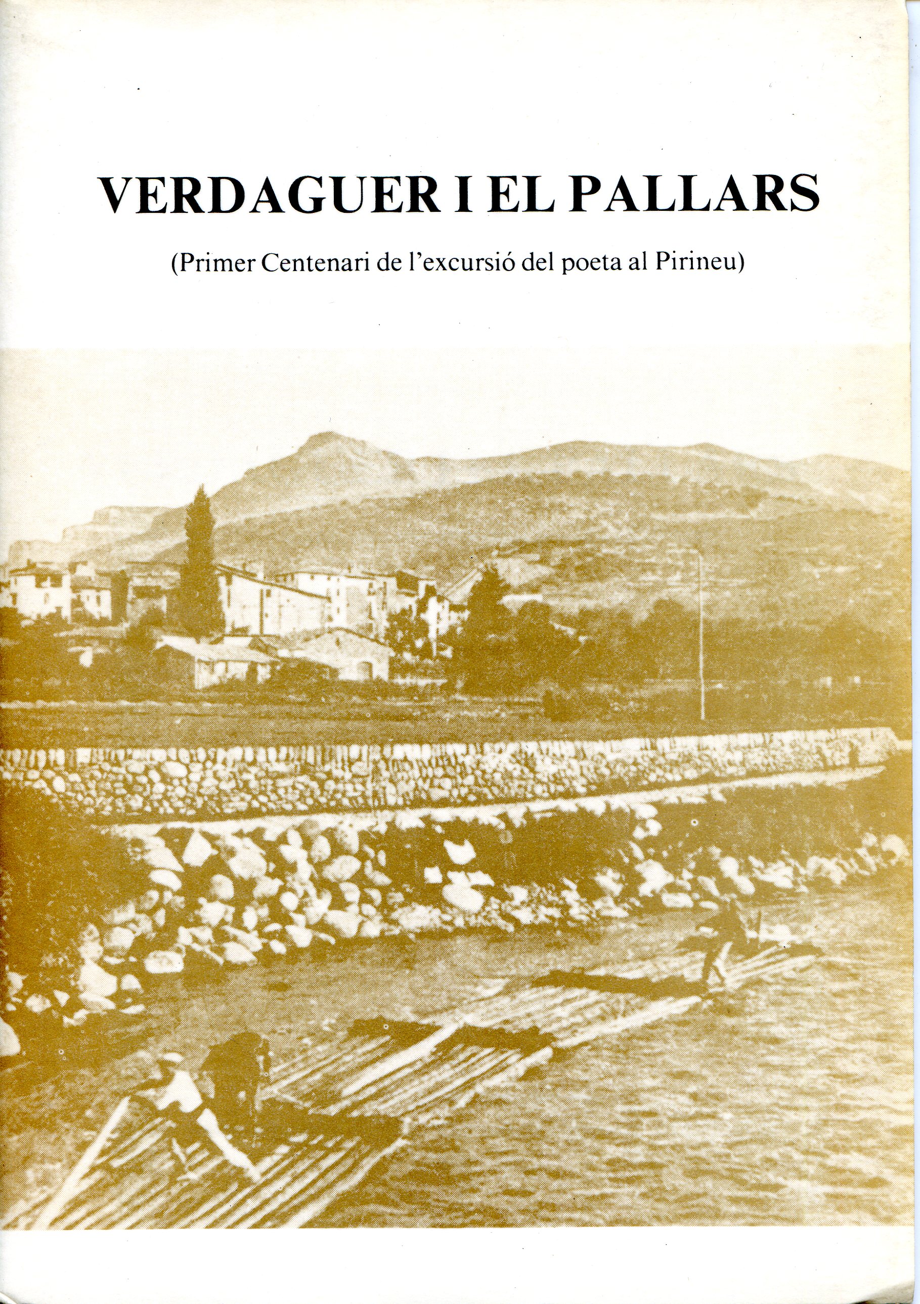Verdaguer i el Pallars (Primer Centenari de l'excursió del poeta al Pirineu) - Portada