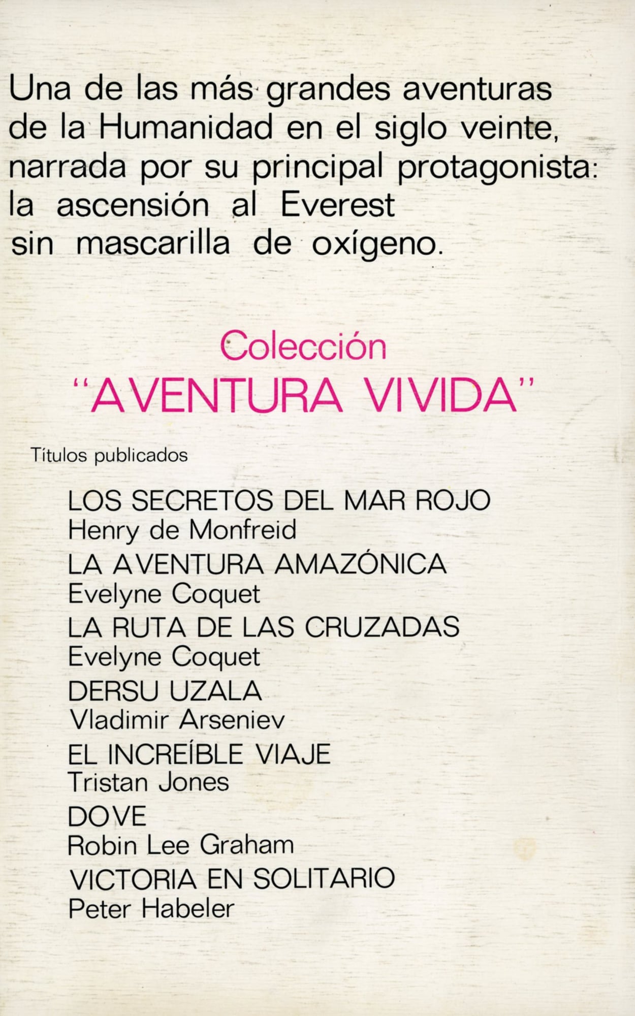 Victoria en solitario Everest 1978 - Miniatura 2