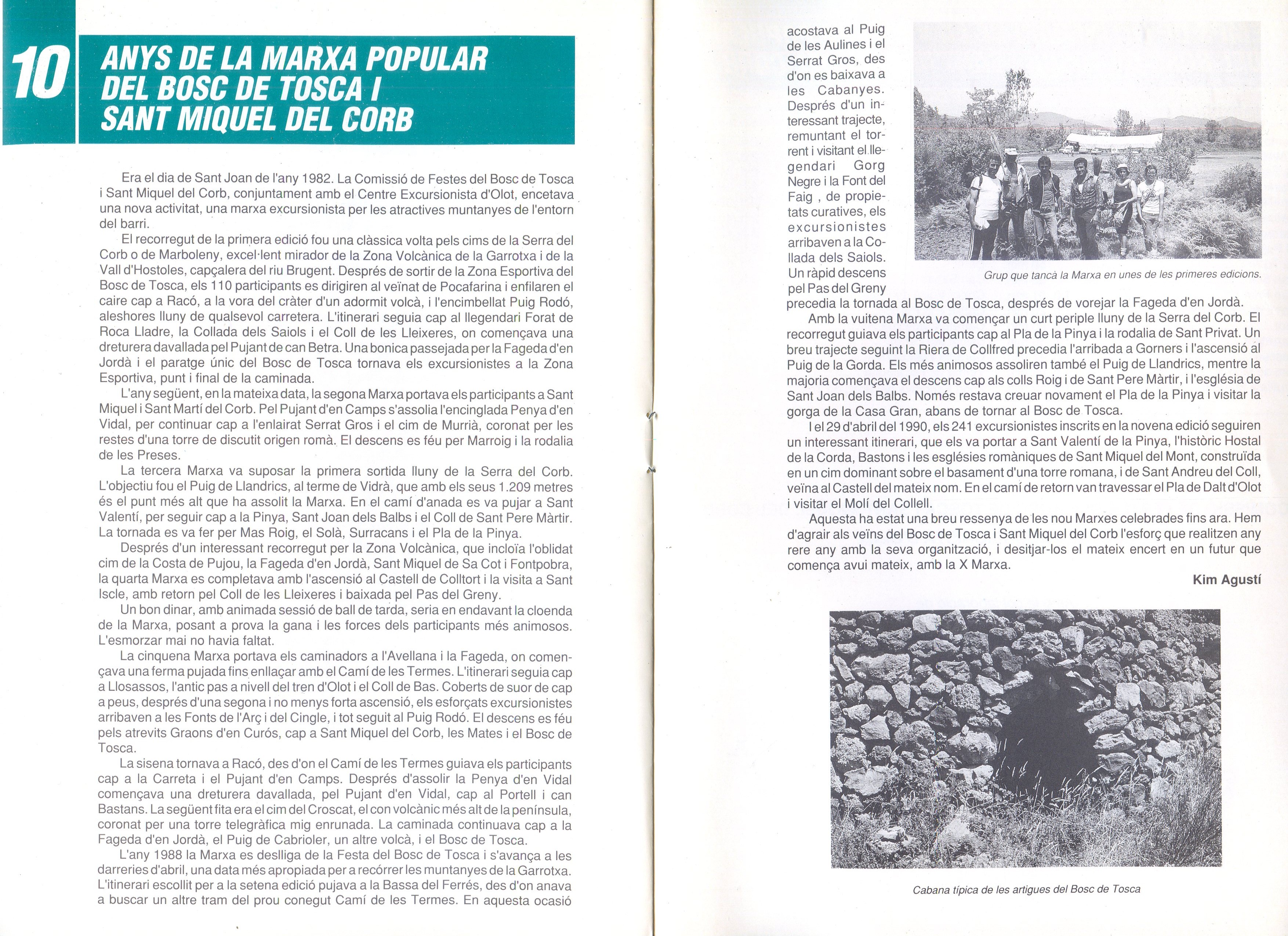 X Marxa Popular : Bosc de Tosca i Sant Miquel del Corb : Diumenge 28 d'abril de 1991 : Matí a les 7 - Miniatura 2