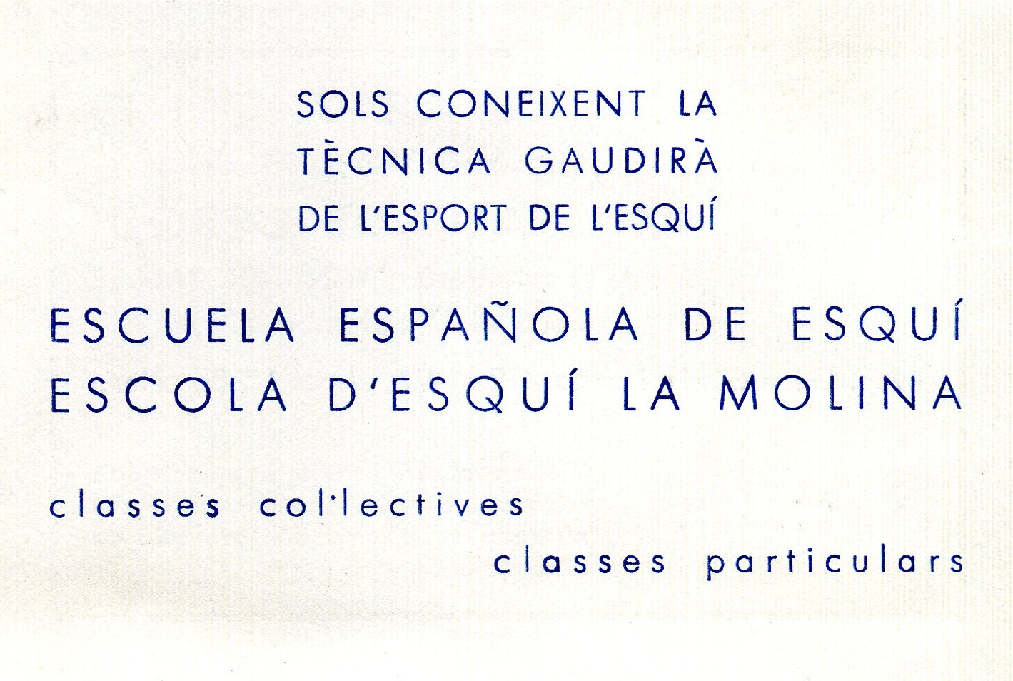 Invitació per a visitar l'Exposició del XII Saló de l' Esquí que es celebrarà al Windsor Palace del 3 al 27 de desembre 1962 - Miniatura 2