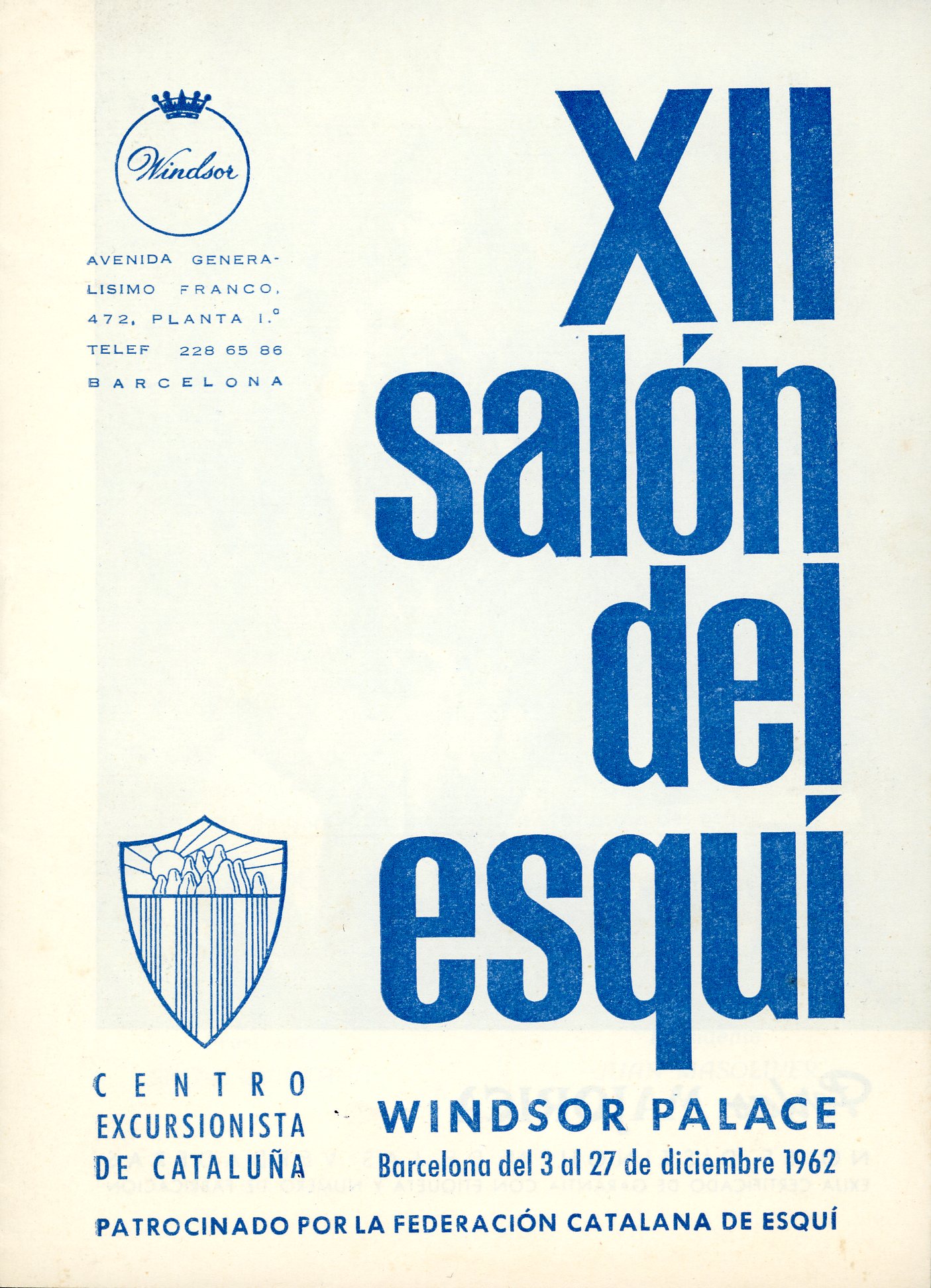 XII salón del esquí - Portada