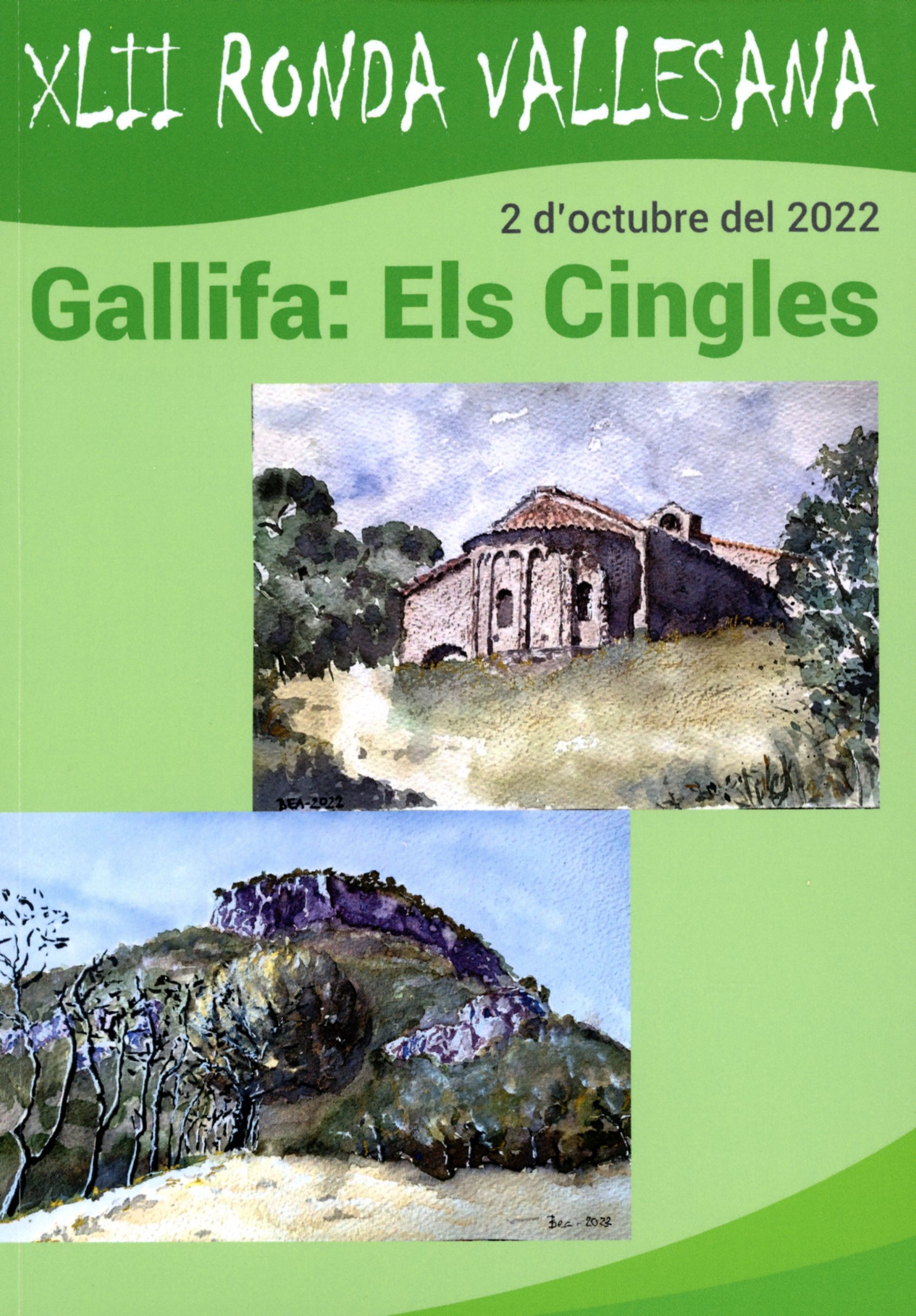 XLII Ronda Vallesana : Gallifa: Els Cingles : 2 d'0ctubre del 2022 - Portada