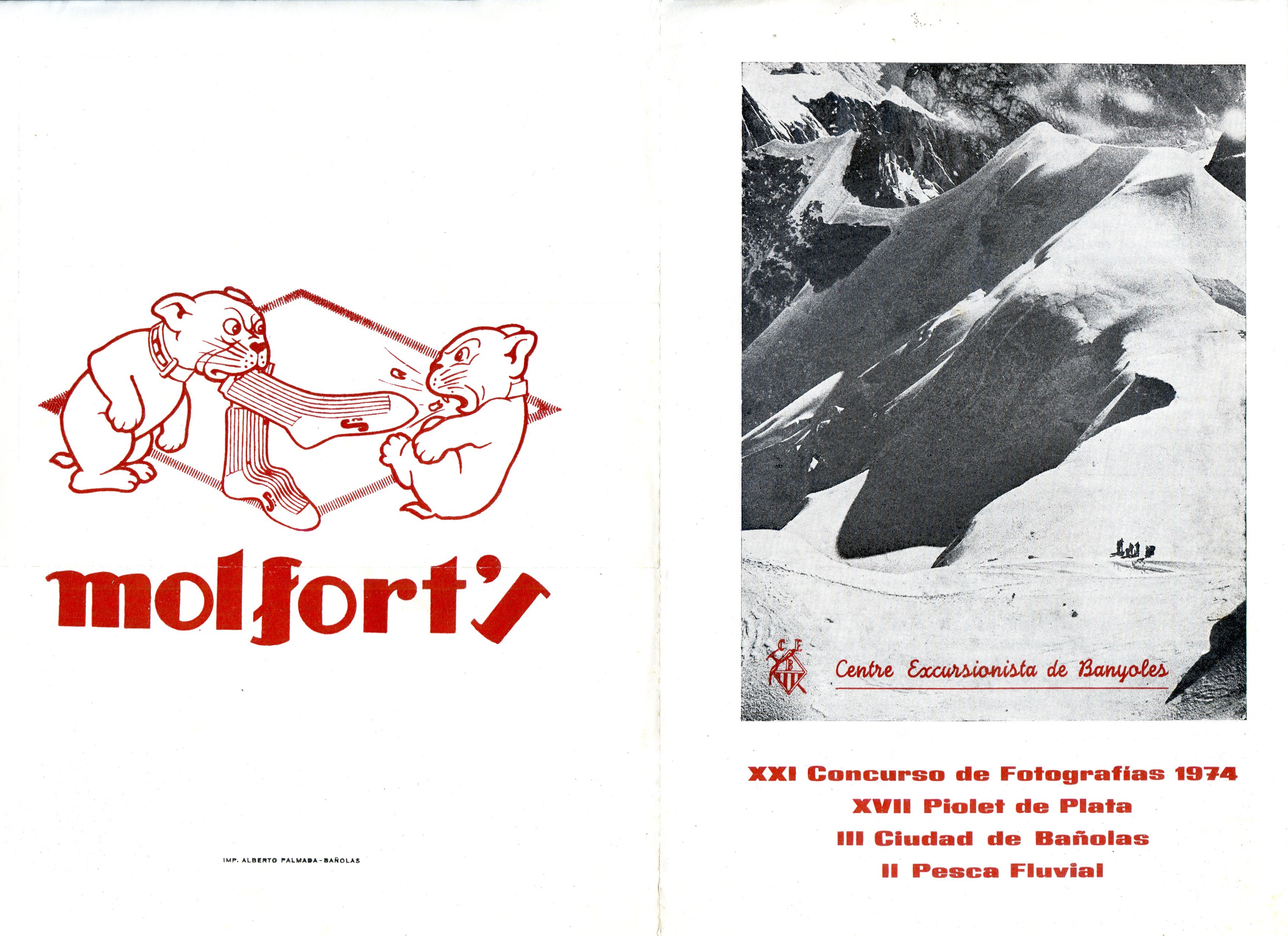 XXI Concurso de Fotografías 1974 : XVII Piolet de Plata : III Ciudad de Bañolas : II Pesca Fluvial - Portada