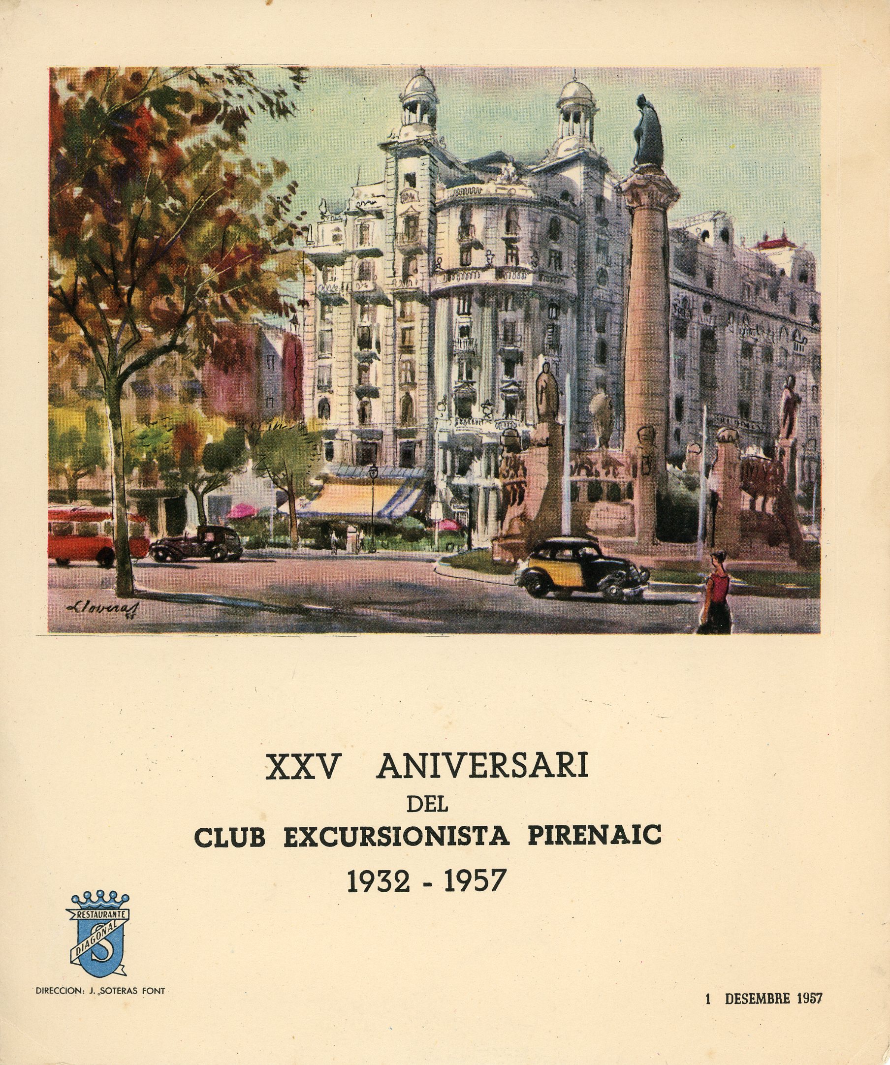 XXV Aniversari del Club Excursionista Pirenaic 1957 - Portada
