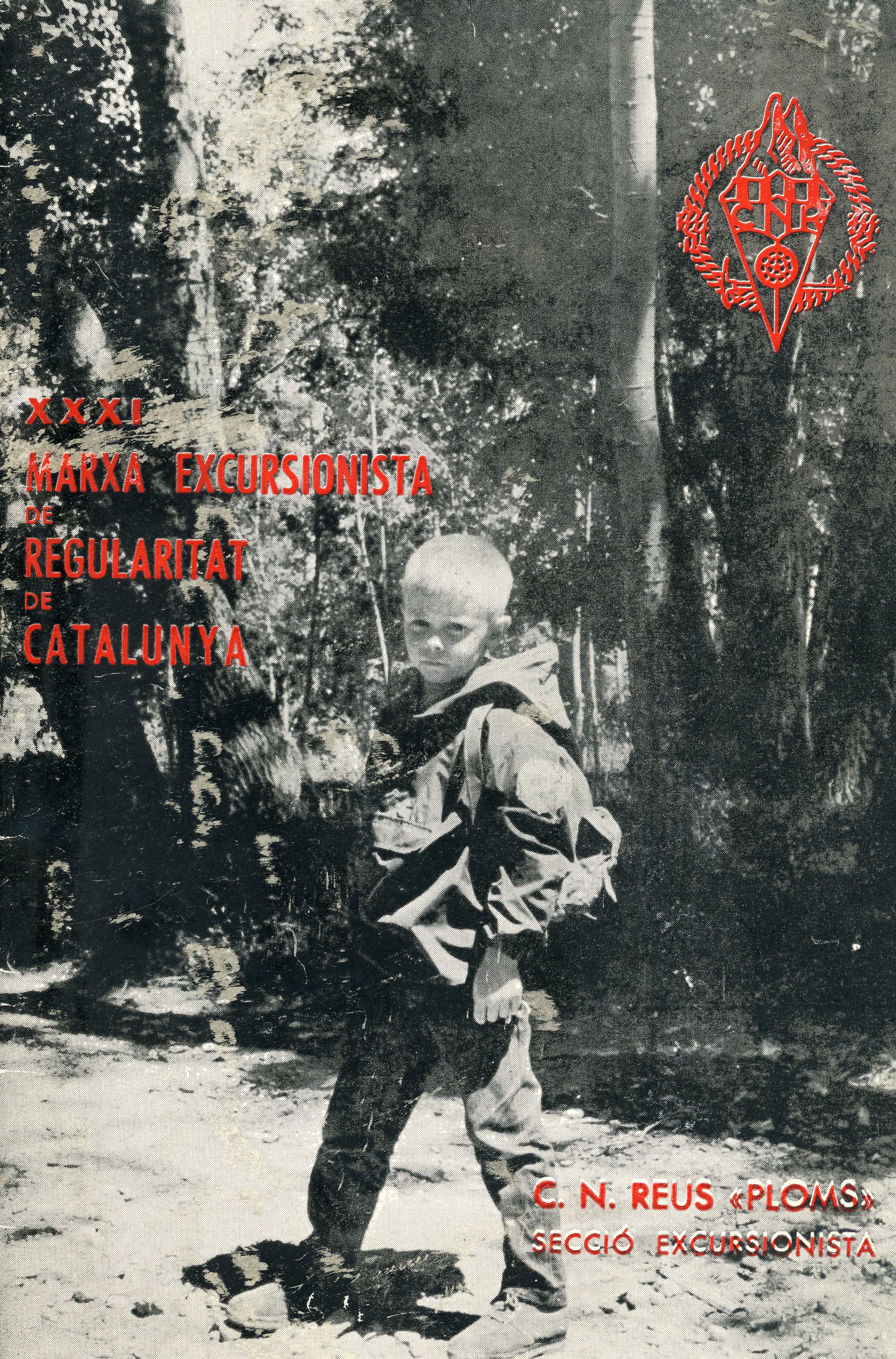 XXXI Marxa Excursionista de Regularitat de Catalunya : XXV Prova Oficial Regional per Muntanya Noces de Plata - Portada