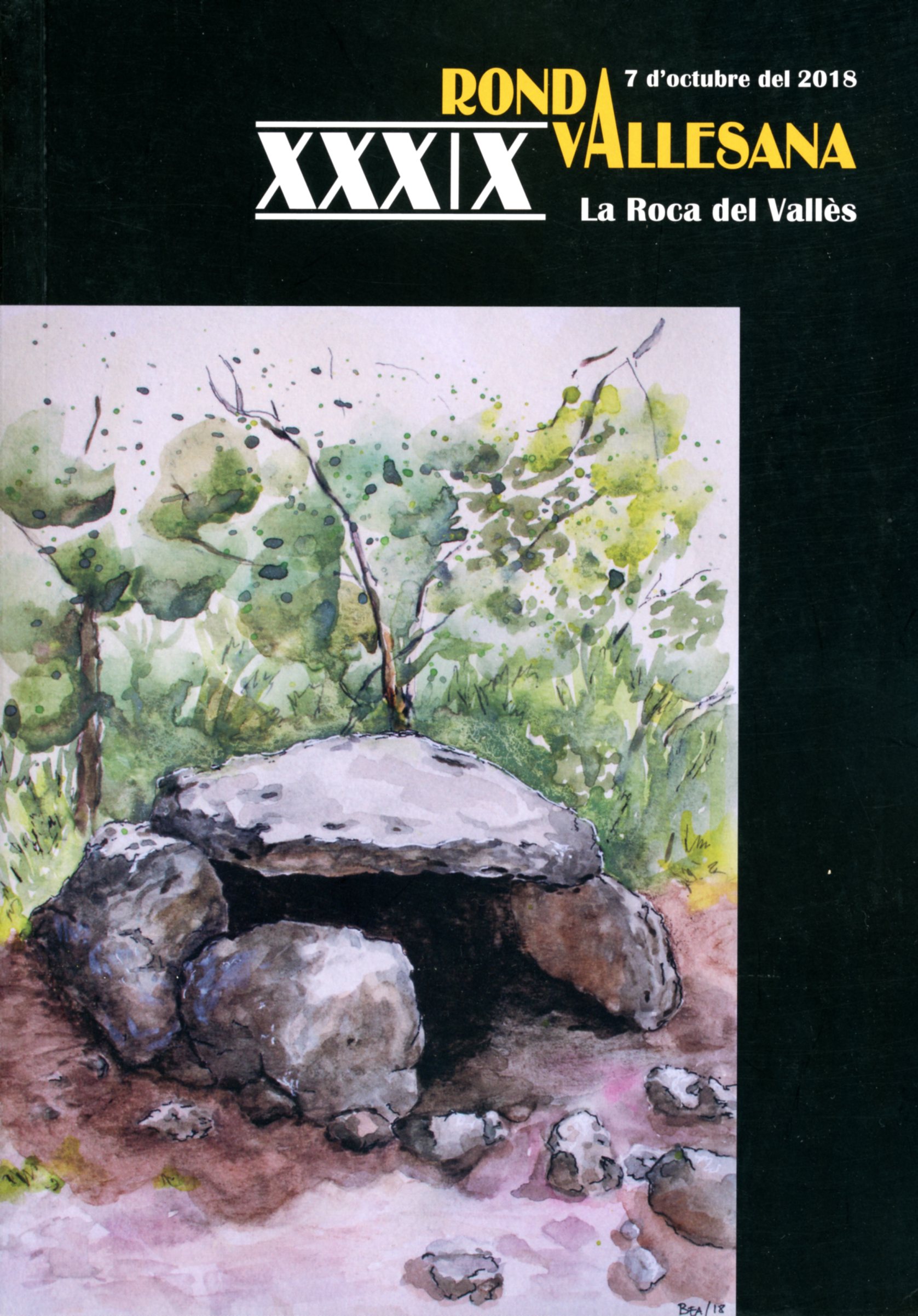 XXXIX Ronda Vallesana : La Roca del Vallès : 7 d'octubre del 2018 - Portada