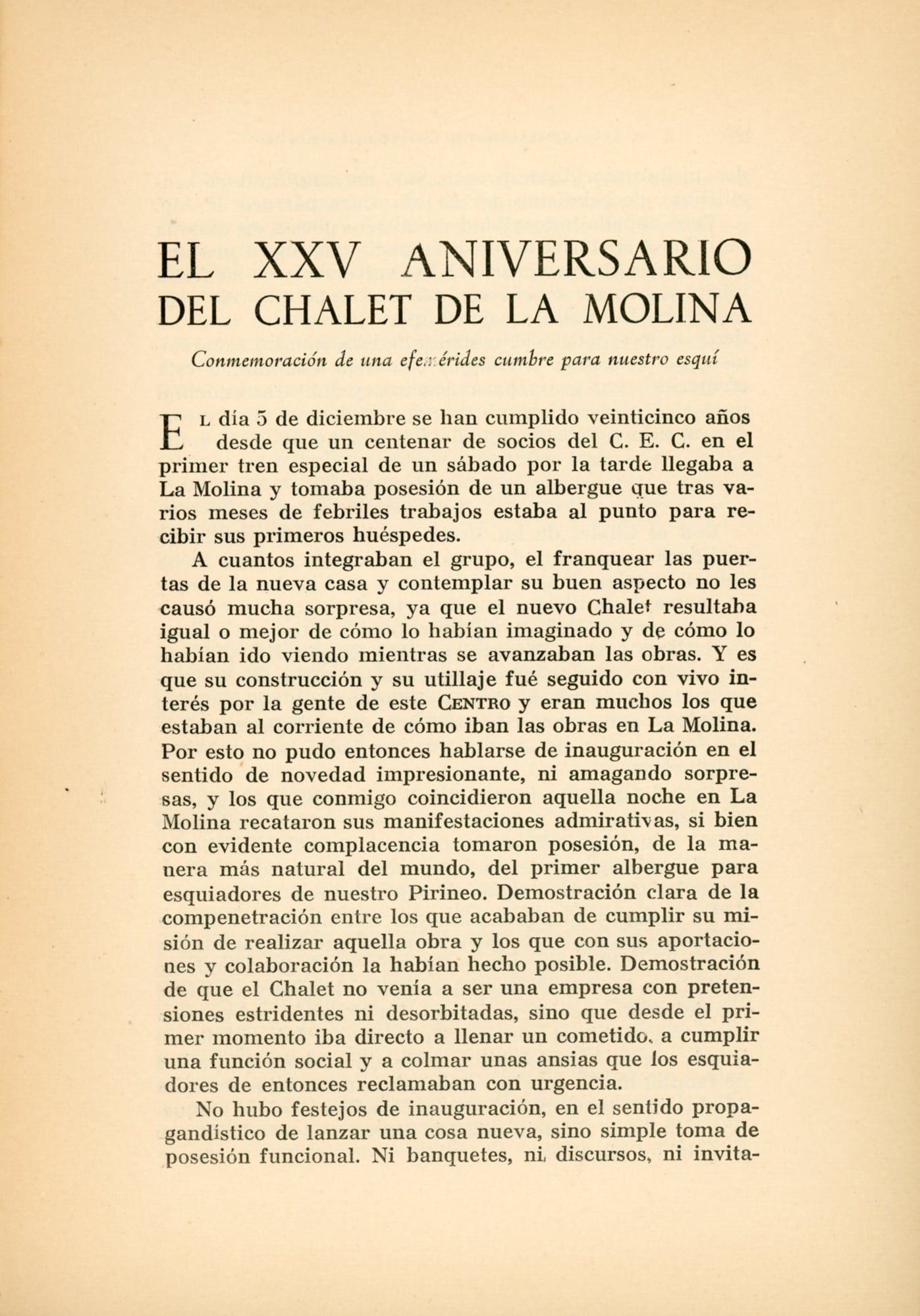 XXV aniversario del Chalet de la Molina, El - Miniatura 2