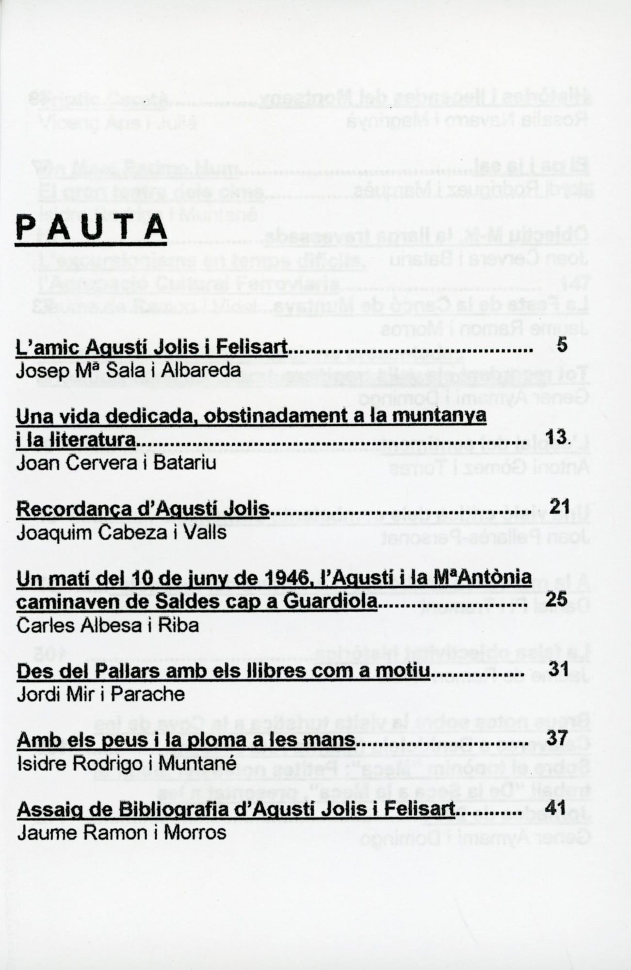 XII Jornades de Literatura Excursionista : Curs d'Història de l'Excursionisme Català : Agustí Jolís i Felisart - Miniatura 2