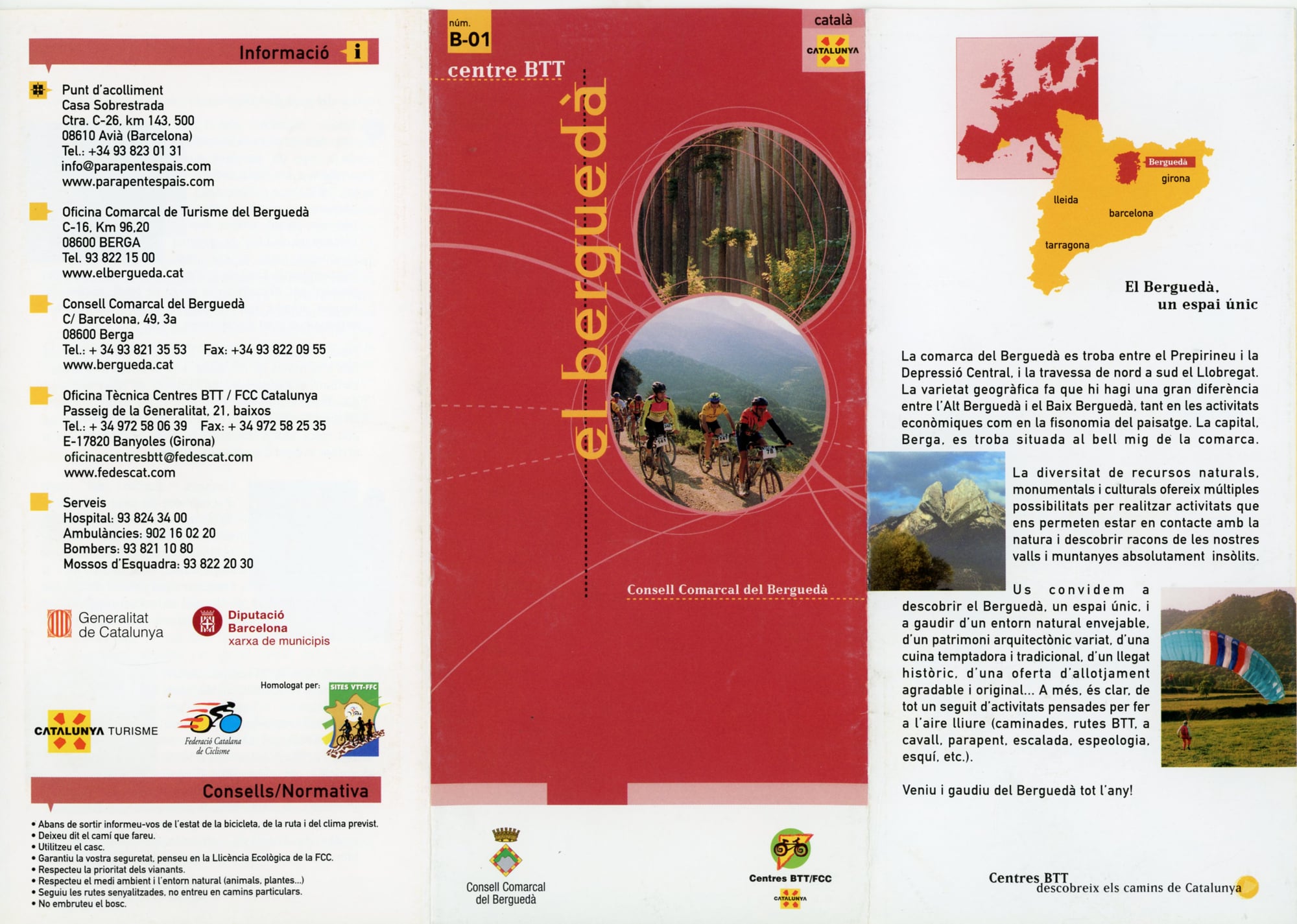 el berguedà : centre BTT - Portada