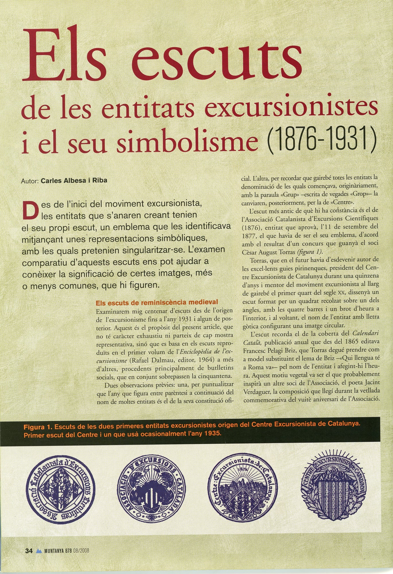 escuts de les entitats excursionistes - Miniatura 3