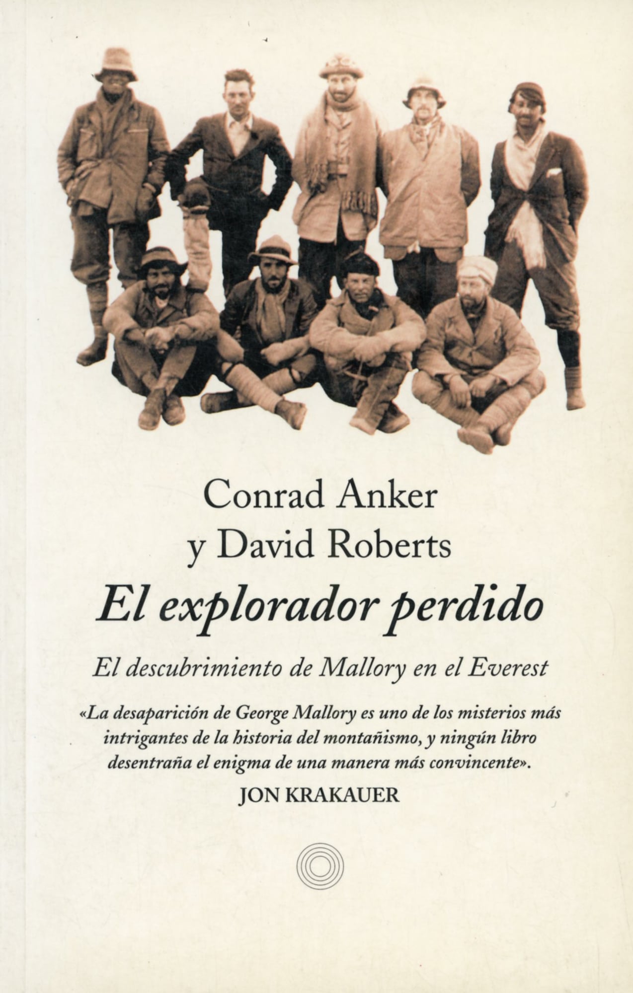 explorador perdido, El : El descubrimiento de Mallory en el Everest, El - Portada