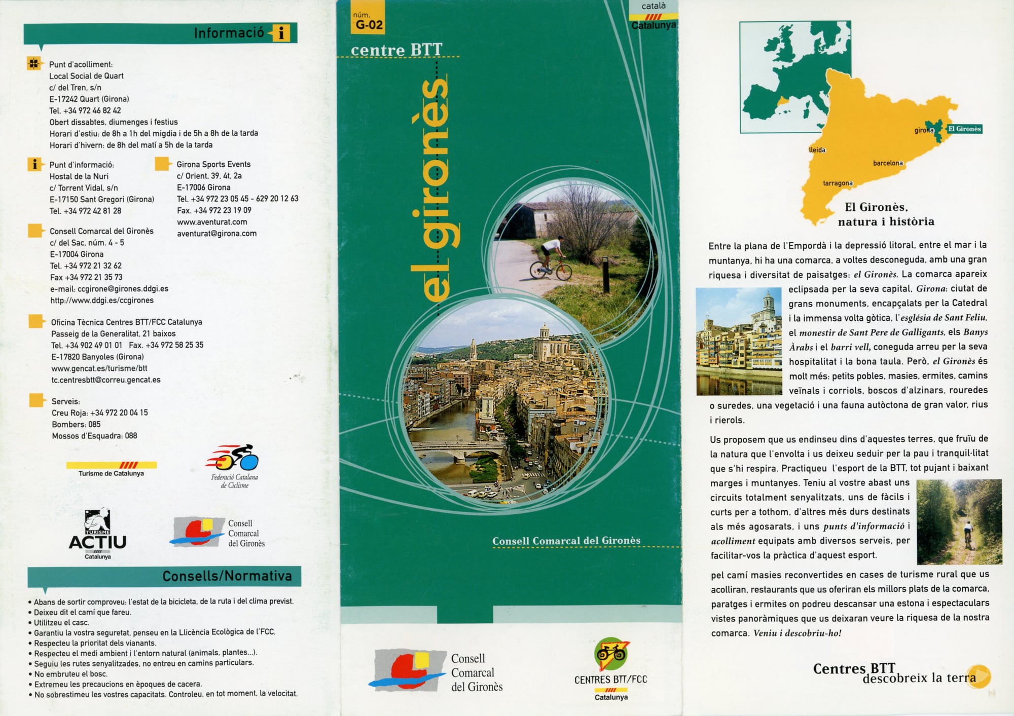 el gironès : centre BTT - Portada