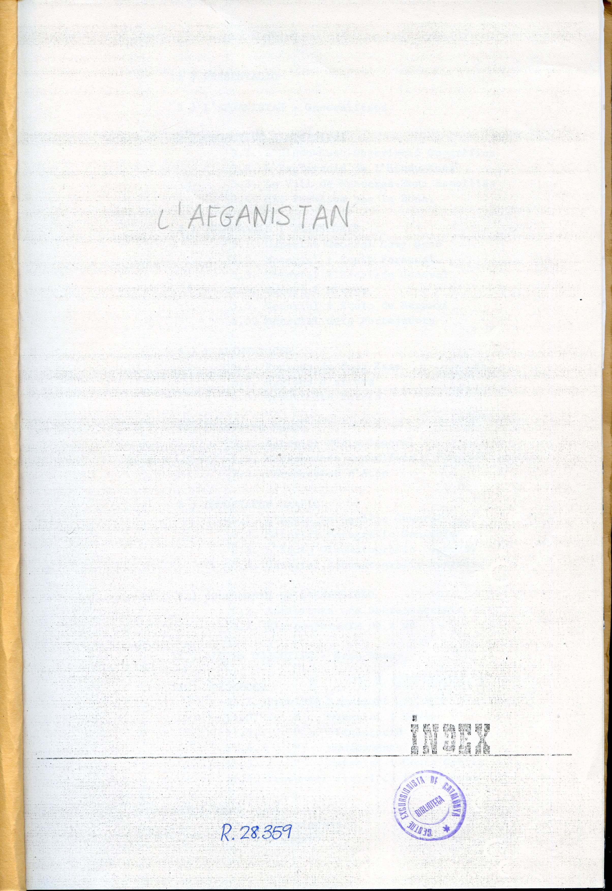 Expedició dels Països Catalans a l'Hindu-Kush 77 (Afganistan), L' - Portada