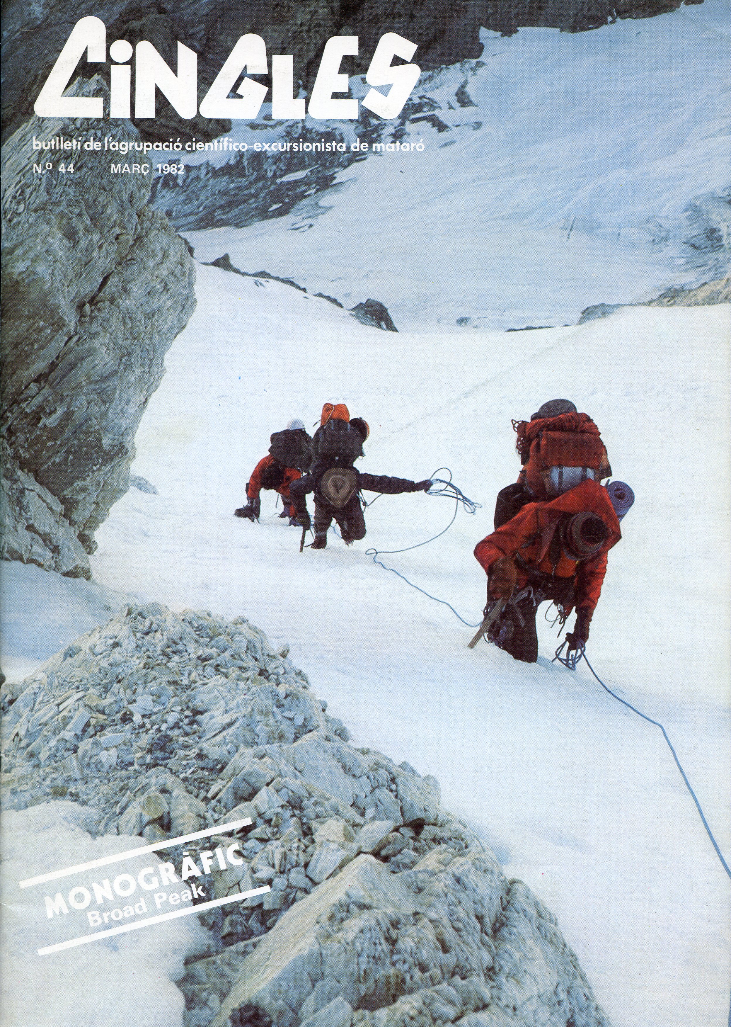 Monogràfic Broad Peak 8.47 mts. Expedició Mataró Himàlaia 1981 - Portada