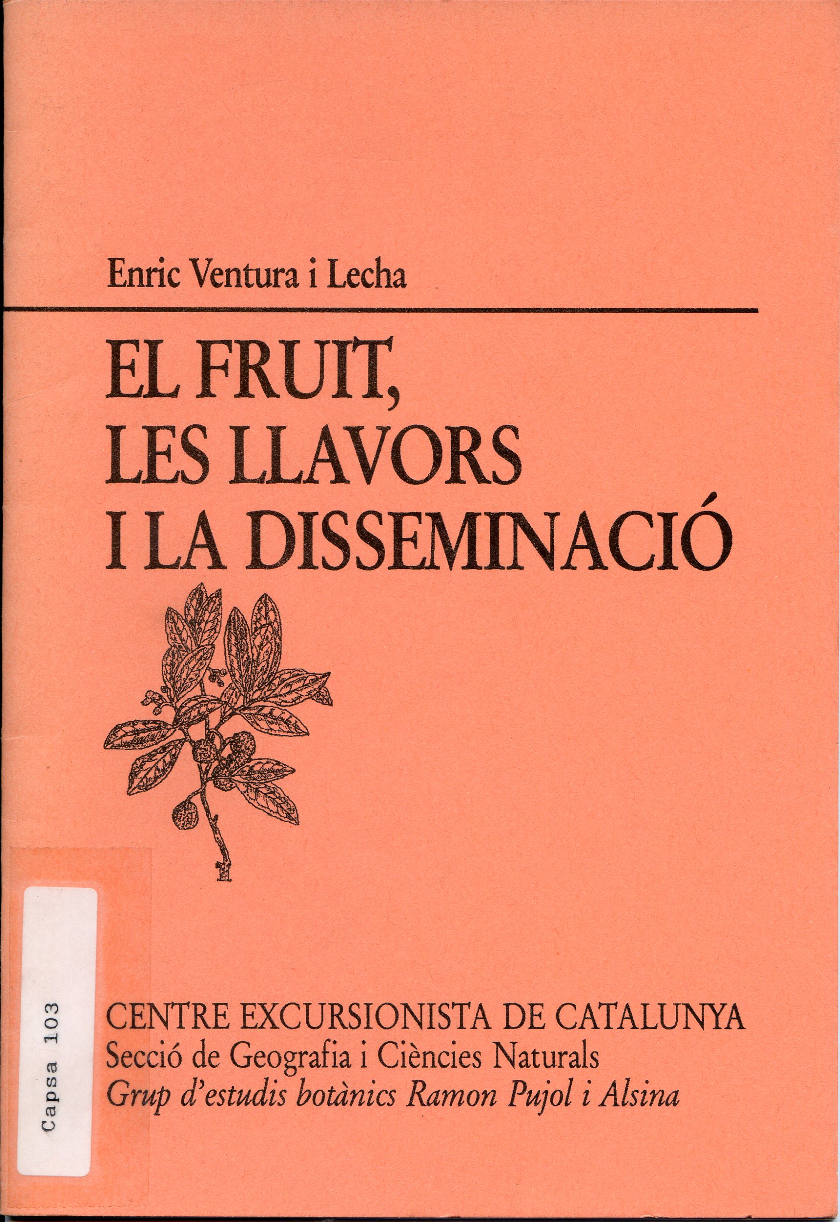 fruit, les llavors i la disseminació, El - Portada
