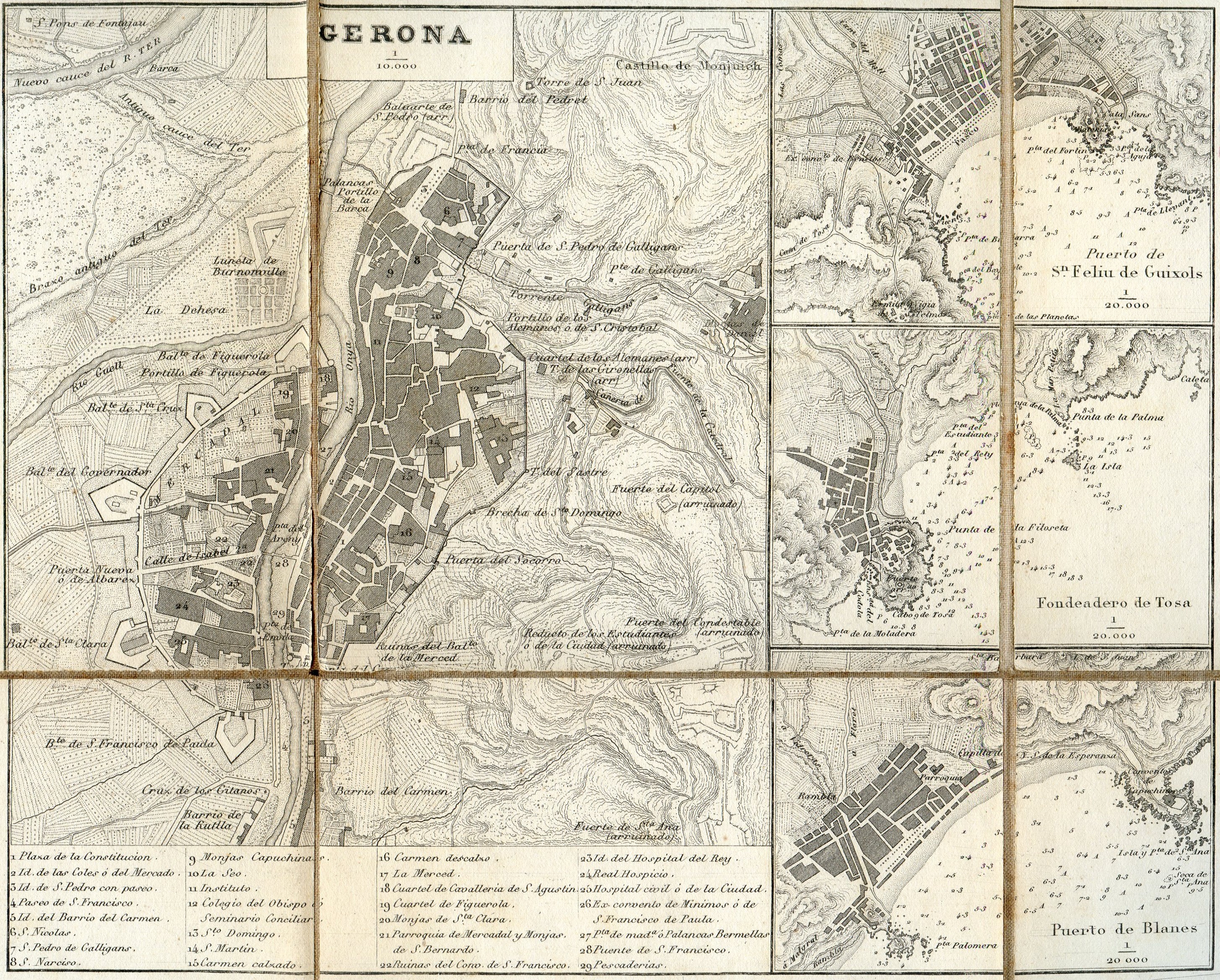 Atlas de España y sus posesiones de ultramar : Gerona - Miniatura 3