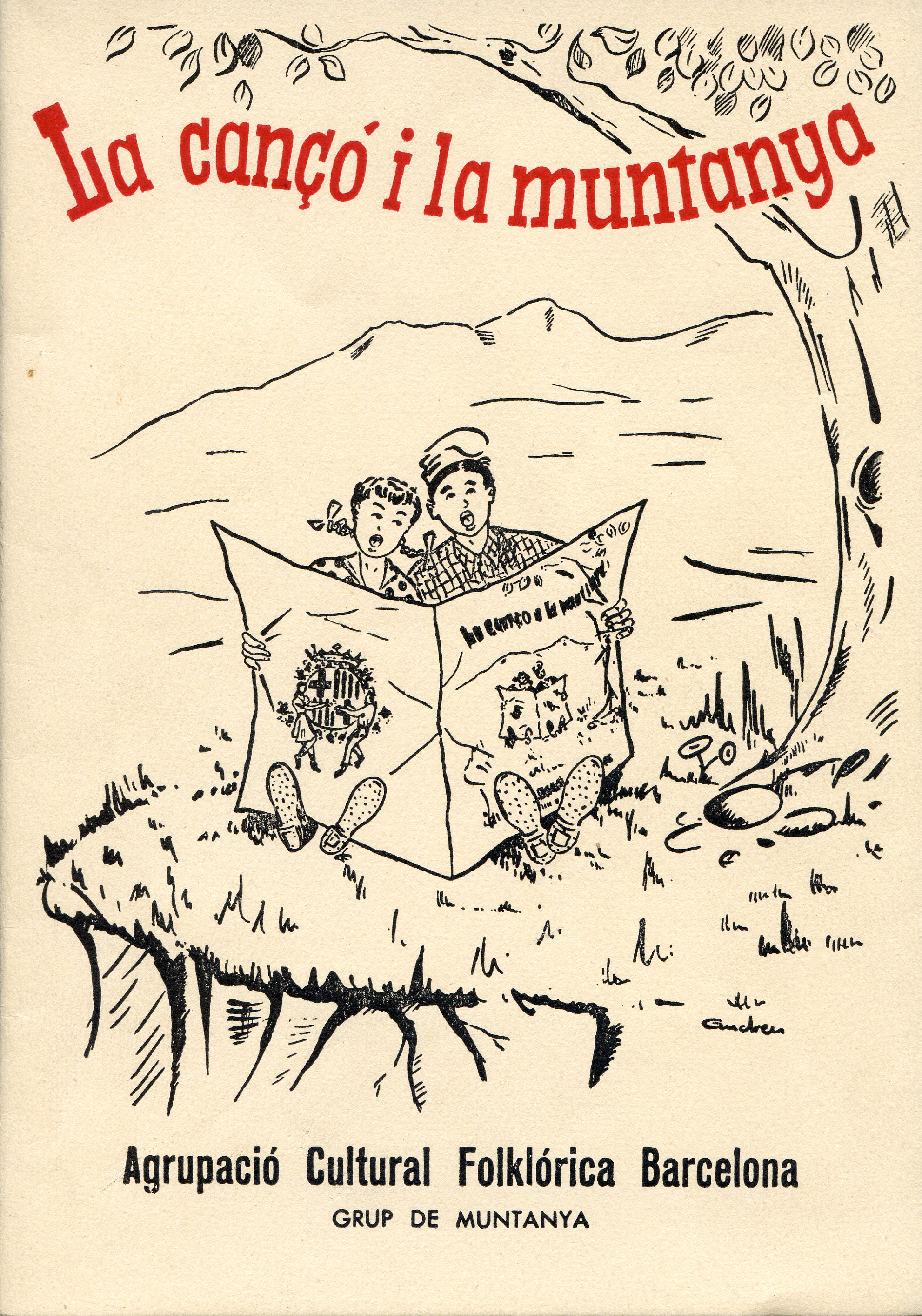 cançó i la muntanya, La - Portada