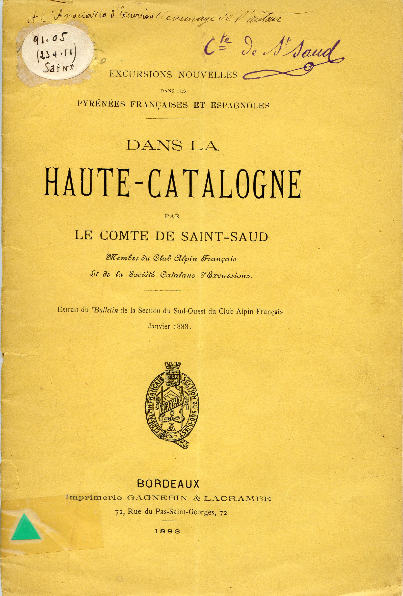 Dans la Haute-Catalogne - Portada