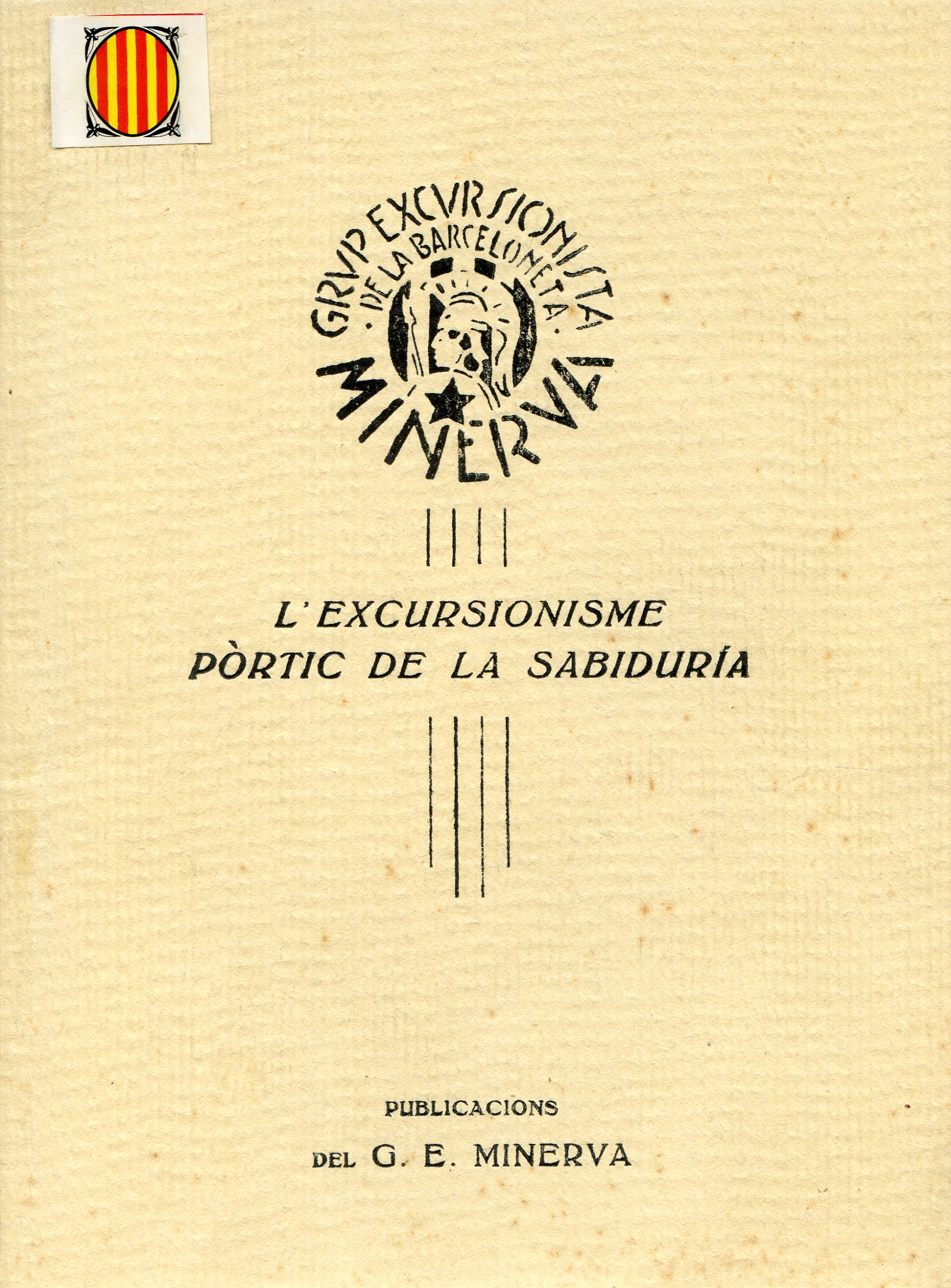 excursionisme pòrtic de la sabiduria, L' - Portada