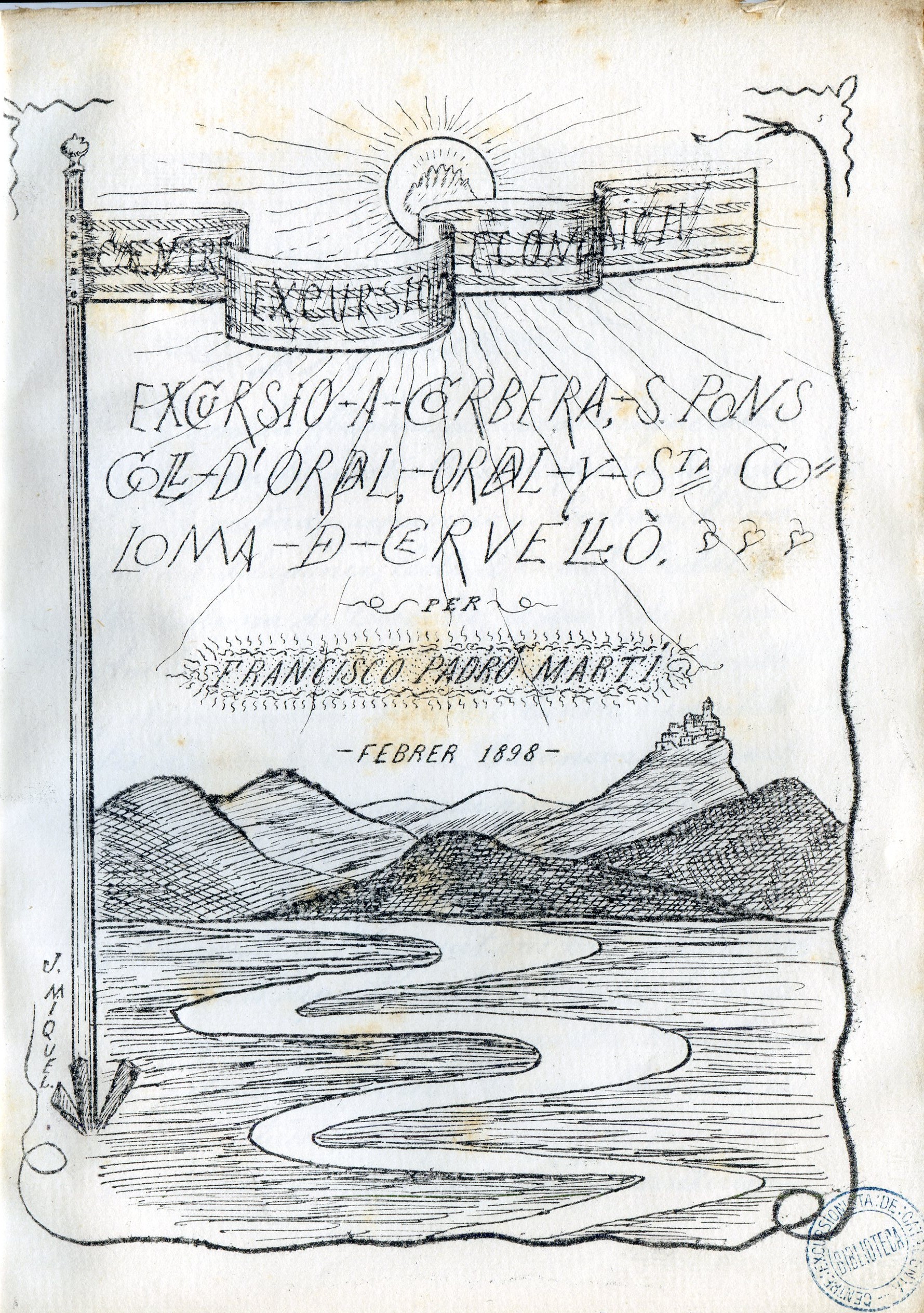 Excursió a Corbera, S. Pons Coll d'Ordal, Ordal y Sta Coloma de Cervellò - Portada