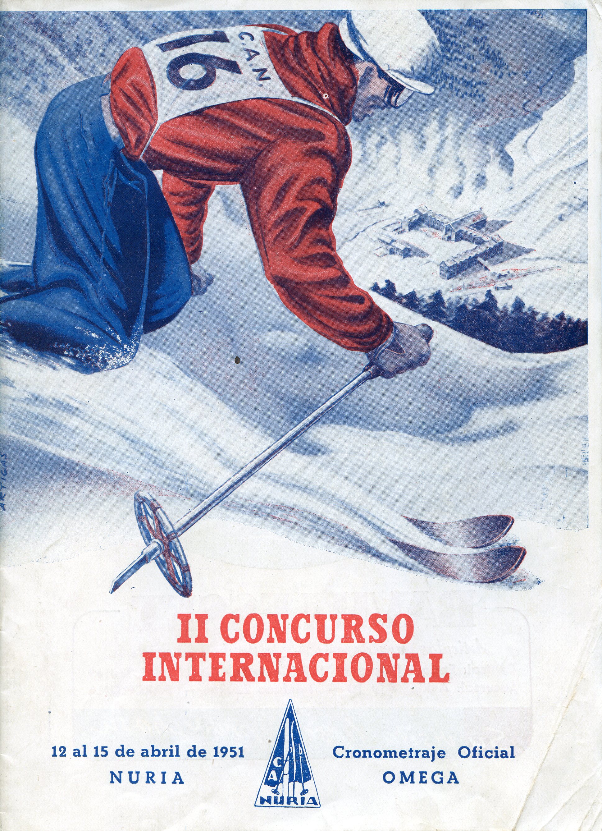 II Concurso Internacional : 12 al 15 de abril de 1951 Nuria - Portada