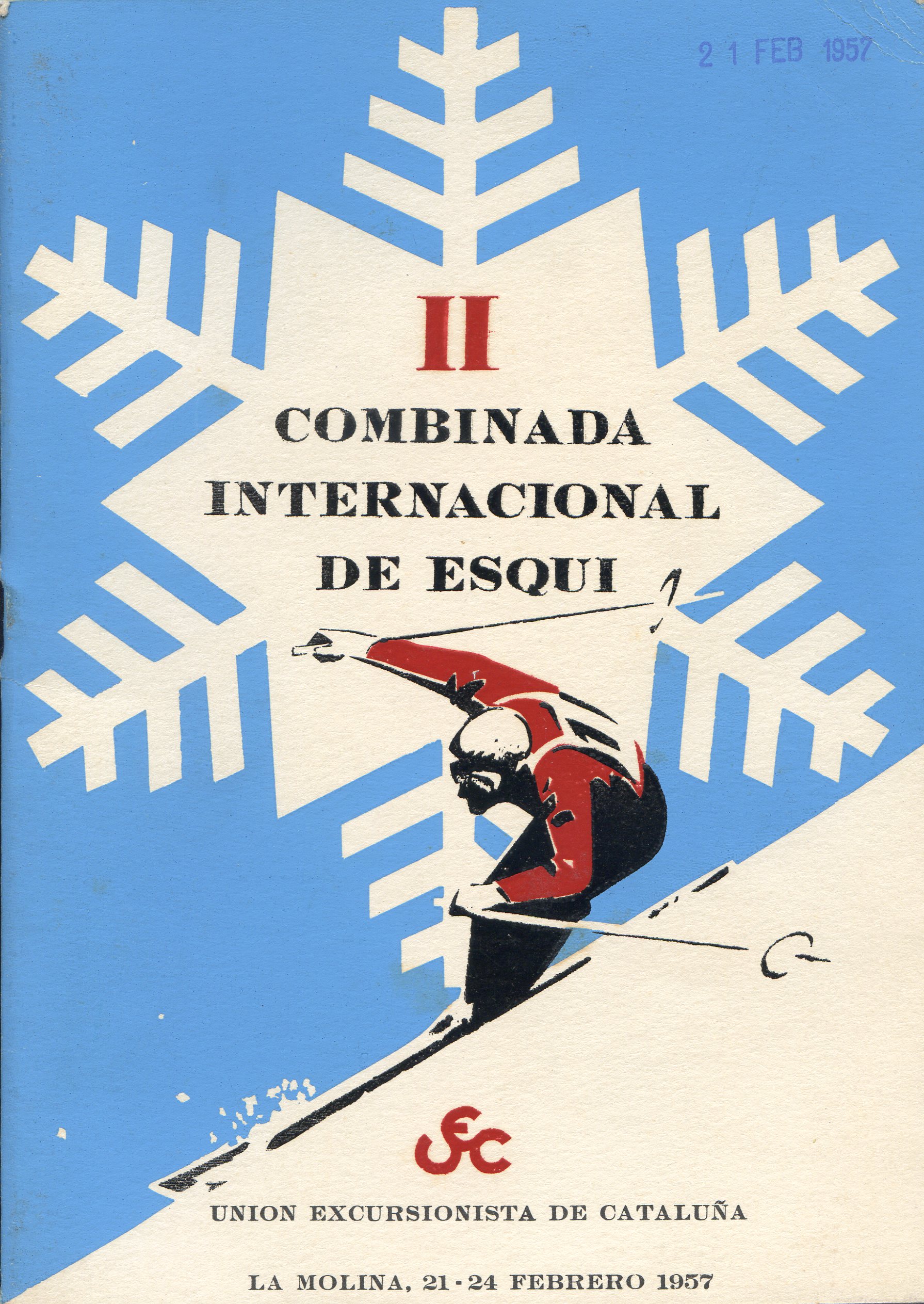 II Combinada Internacional de Esquí - Portada