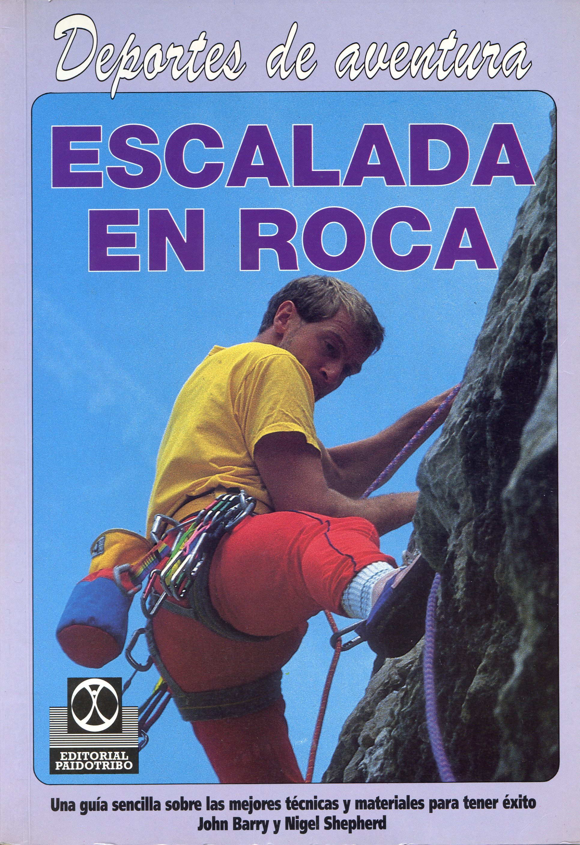 Deportes de aventura : Escalada en roca - Portada