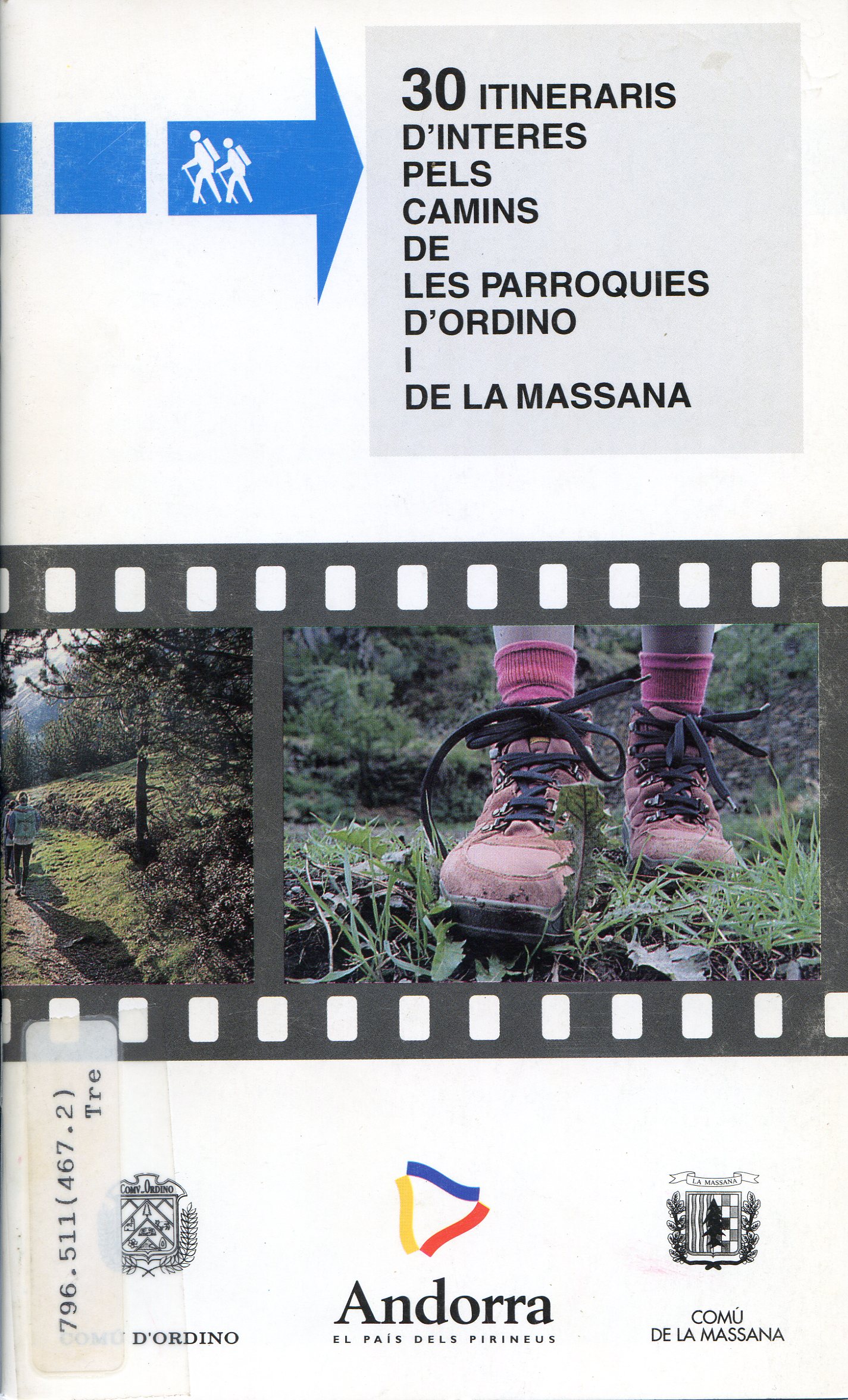 30 itineraris d'interès pels camins de les parròquies d'Ordino i de La Massana - Portada