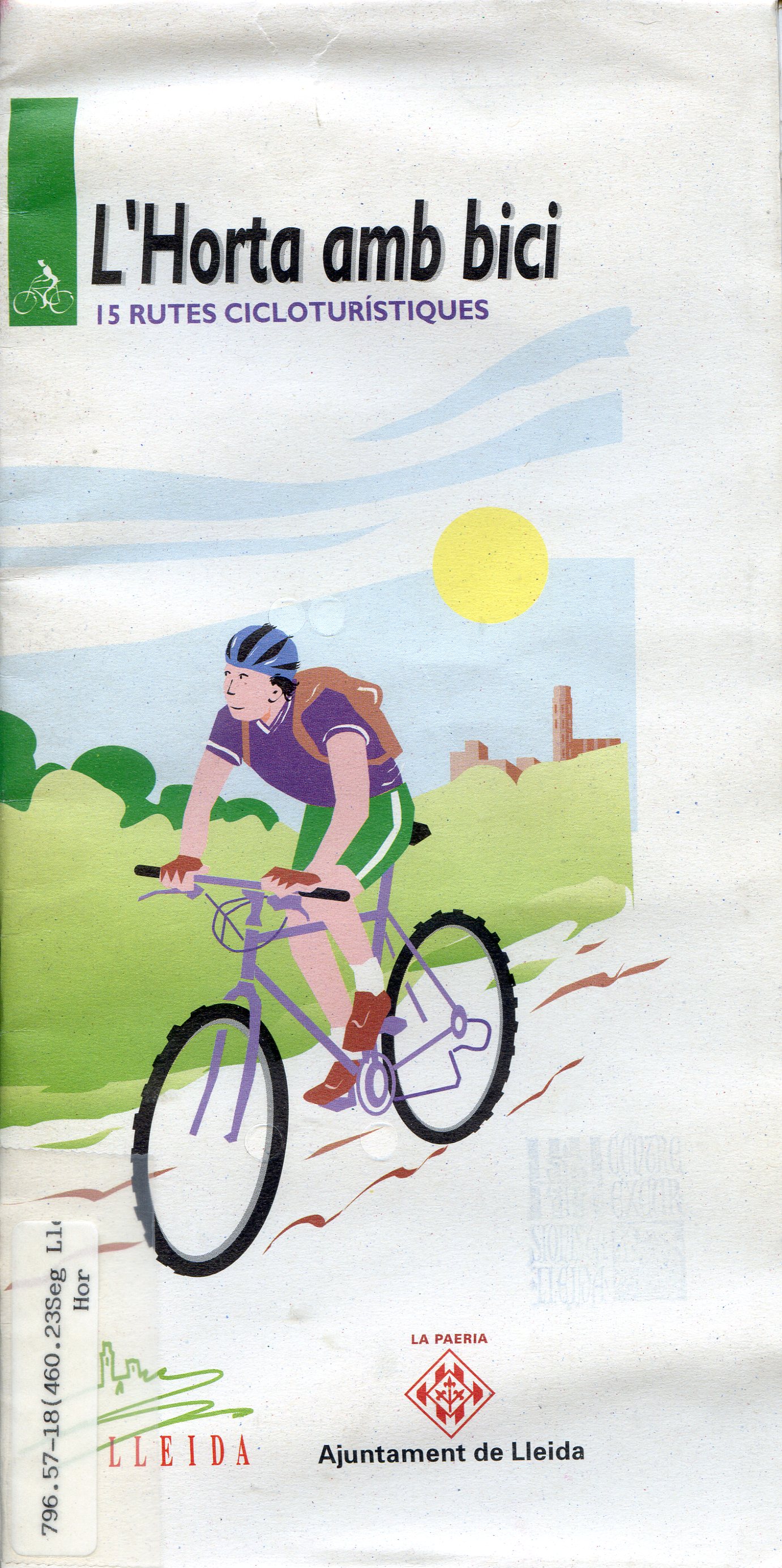 Horta amb bici, L' : 15 rutes cicloturístiques - Portada