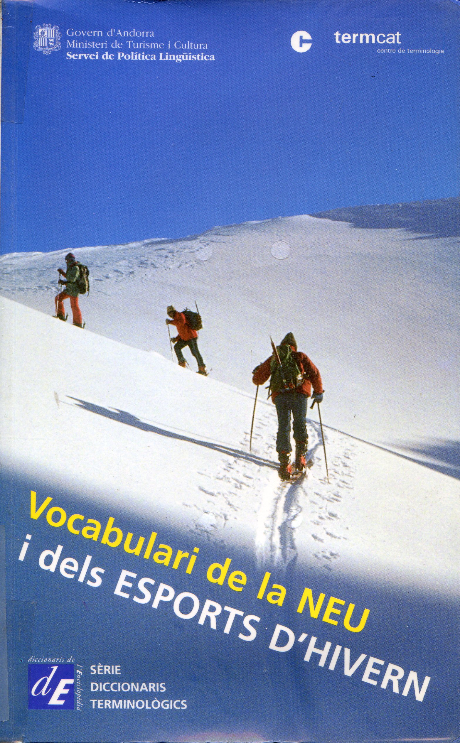 Vocabulari de la neu i dels esports d'hivern - Portada
