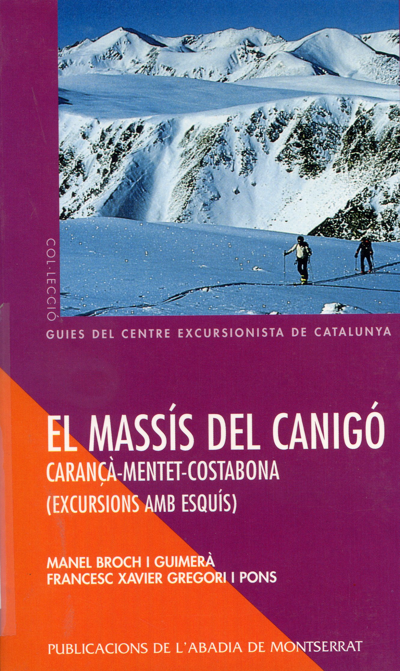 Massís del Canigó, El : Carançà-Mentet-Costabona : Excursions amb esquís - Portada