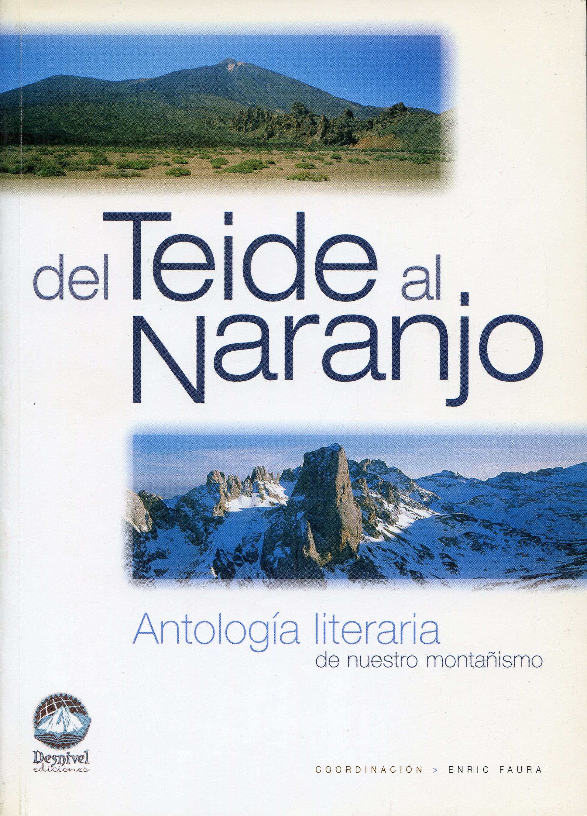 Del Teide al Naranjo : Antología literaria de nuestro montañismo - Portada