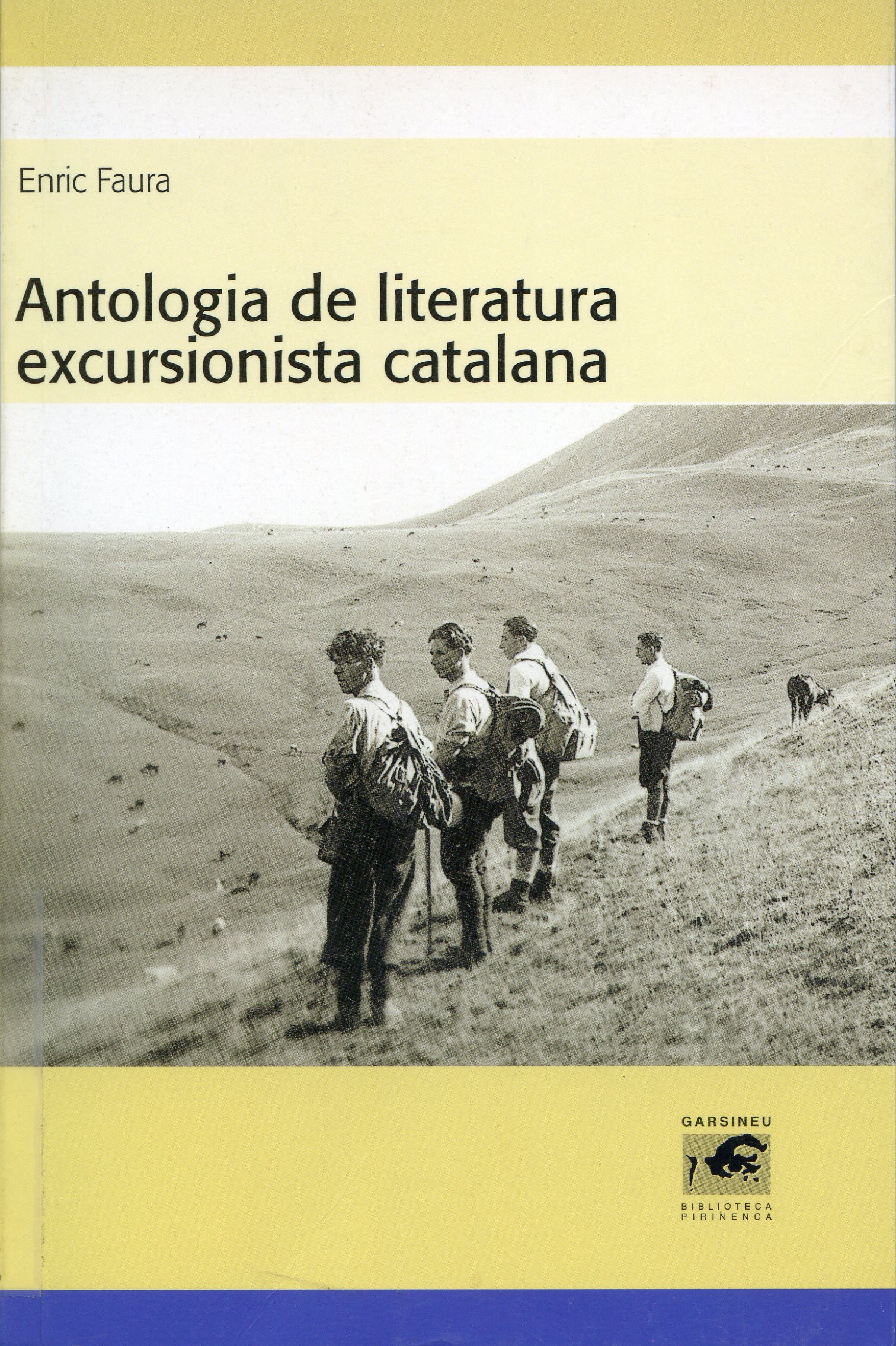 Antologia de literatura excursionista catalana - Portada