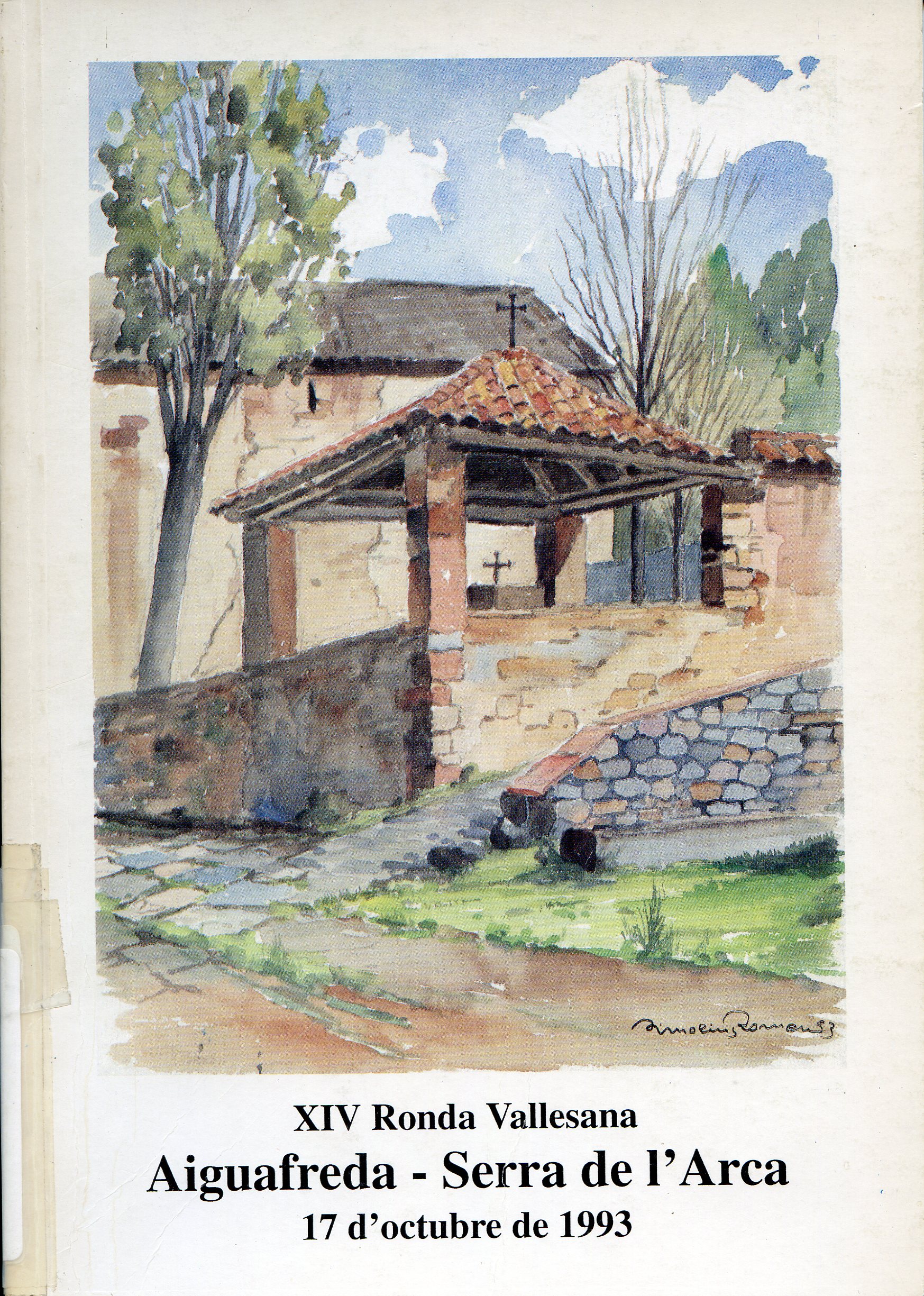 XIV Ronda Vallesana : Aiguafreda - Serra de l'Arca : 17 d'octubre 1993 - Portada
