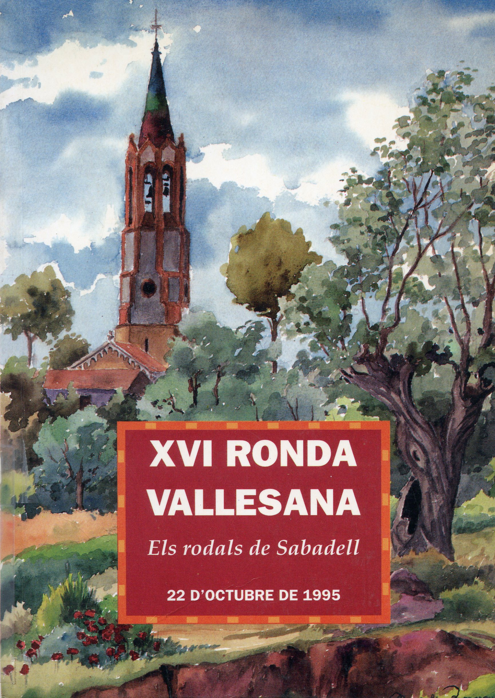 XVI Ronda Vallesana : Els rodals de Sabadell : 22 d'octubre de 1995 - Portada