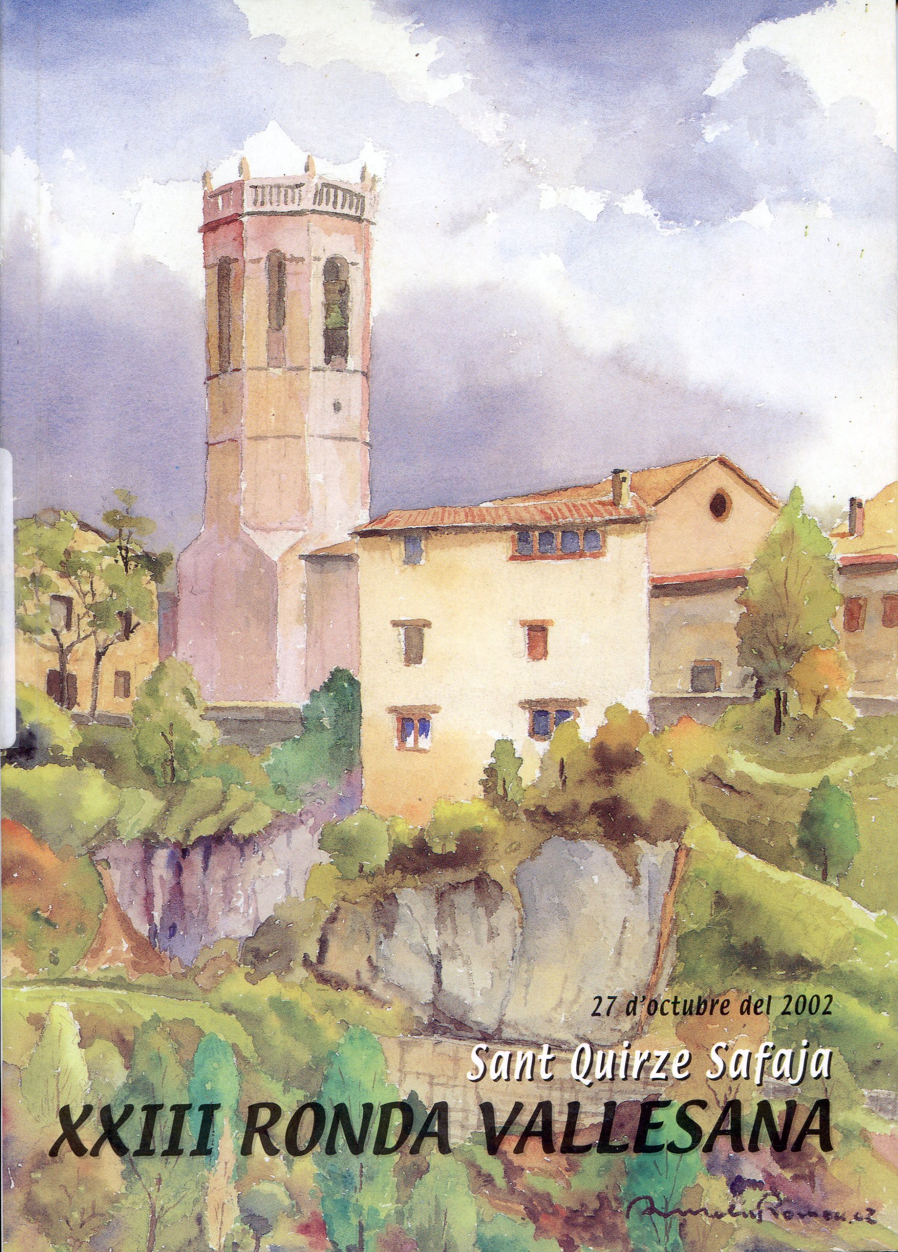 XXIII Ronda Vallesana : Sant Quirze de Safaja : 27 d'octubre del 2002 - Portada