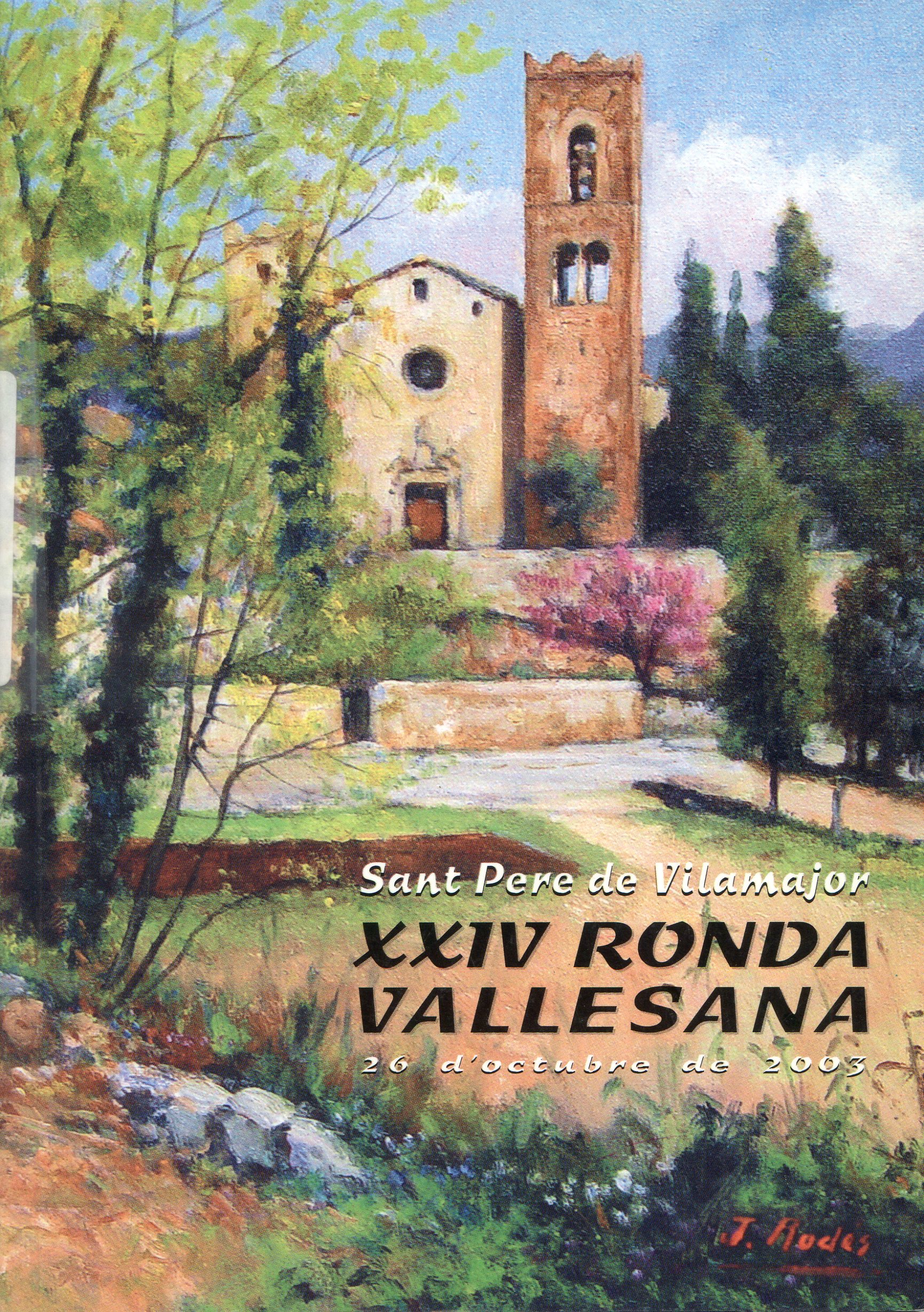 XXIV Ronda Vallesana : Sant Pere de Vilamajor : 26 d'octubre de 2003 - Portada