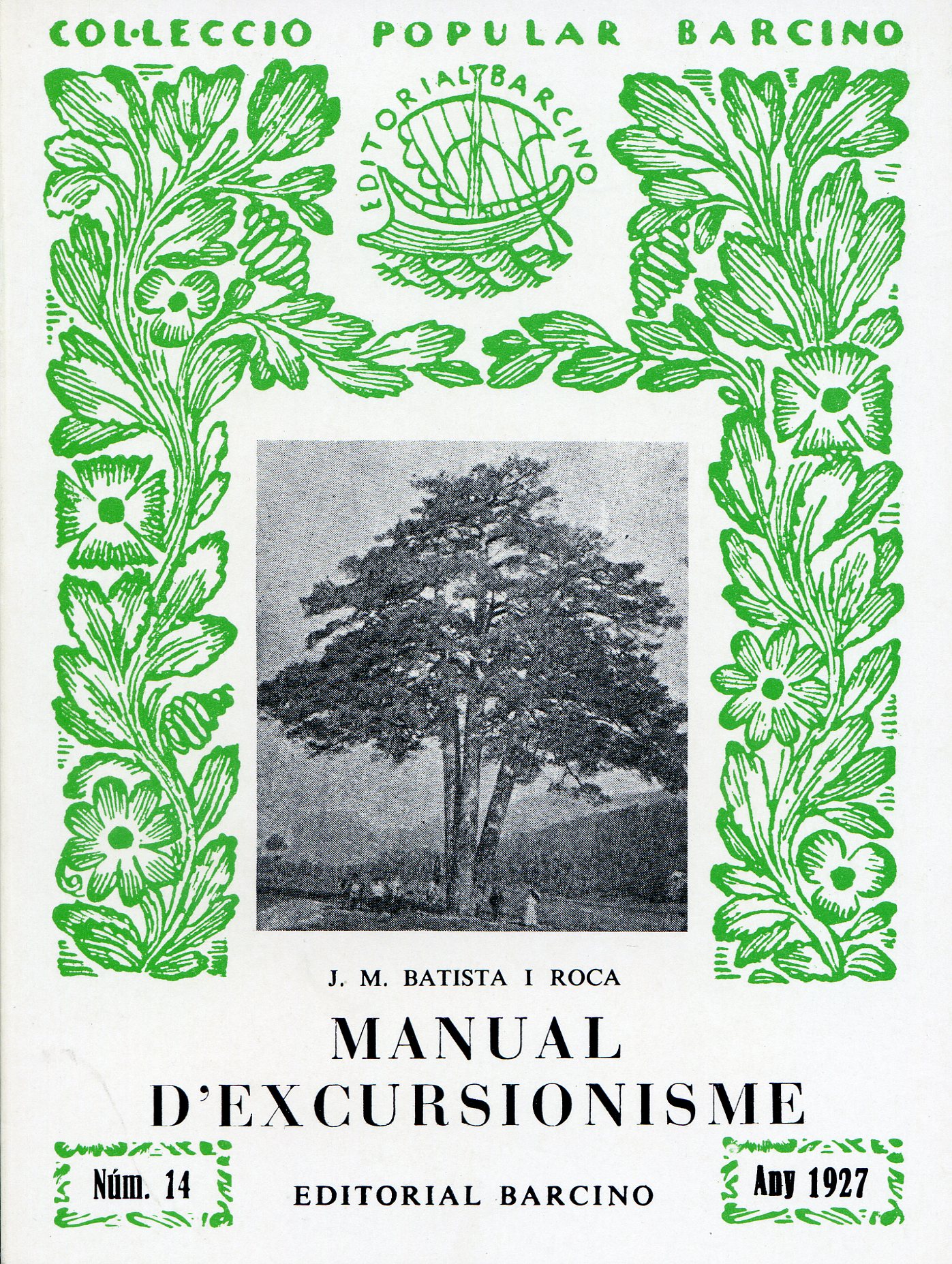 Manual d'excursionisme - Portada