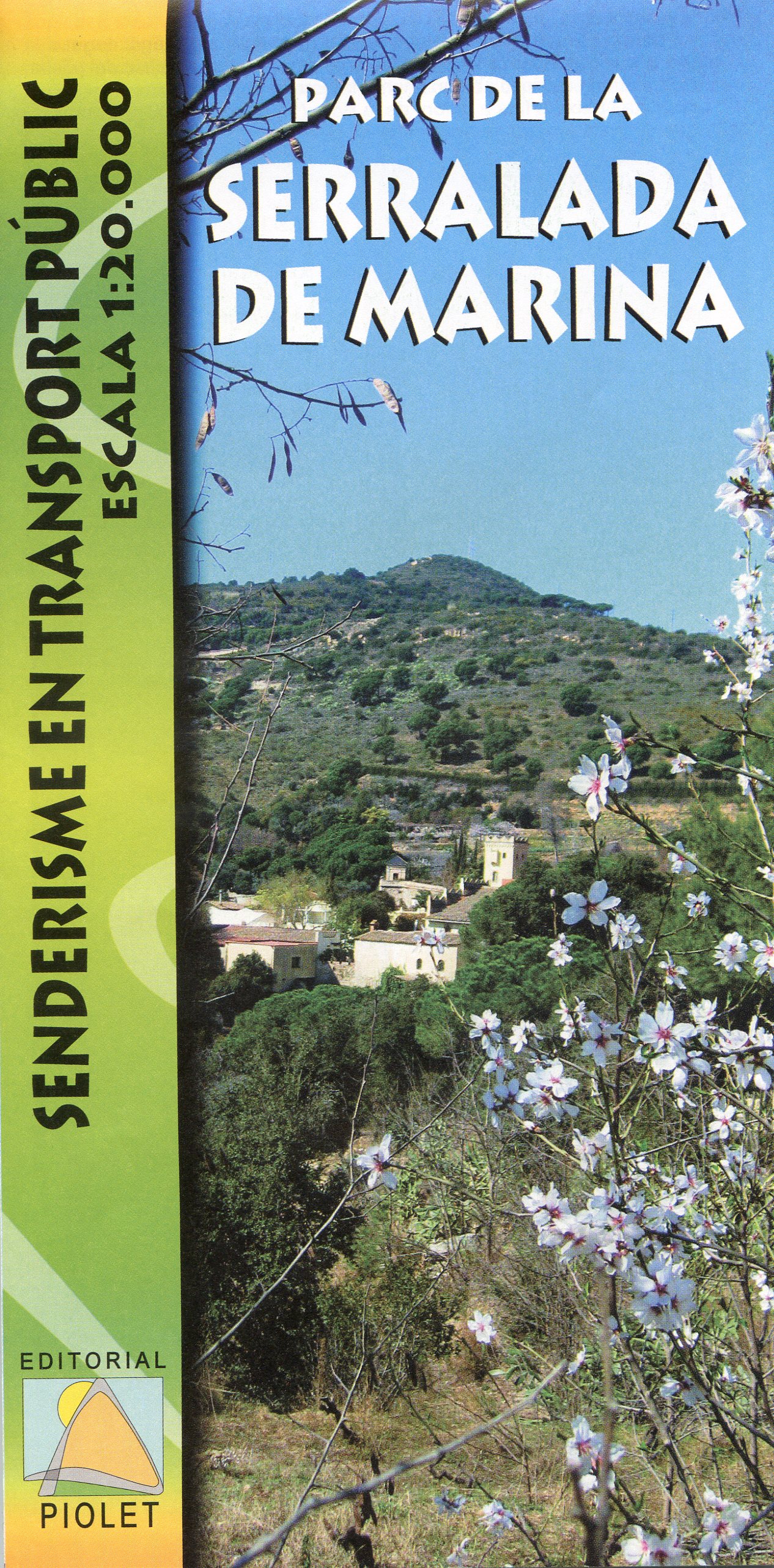Parc de la Serralada de Marina : Senderisme en transport públic : Escala 1:20.000 - Portada