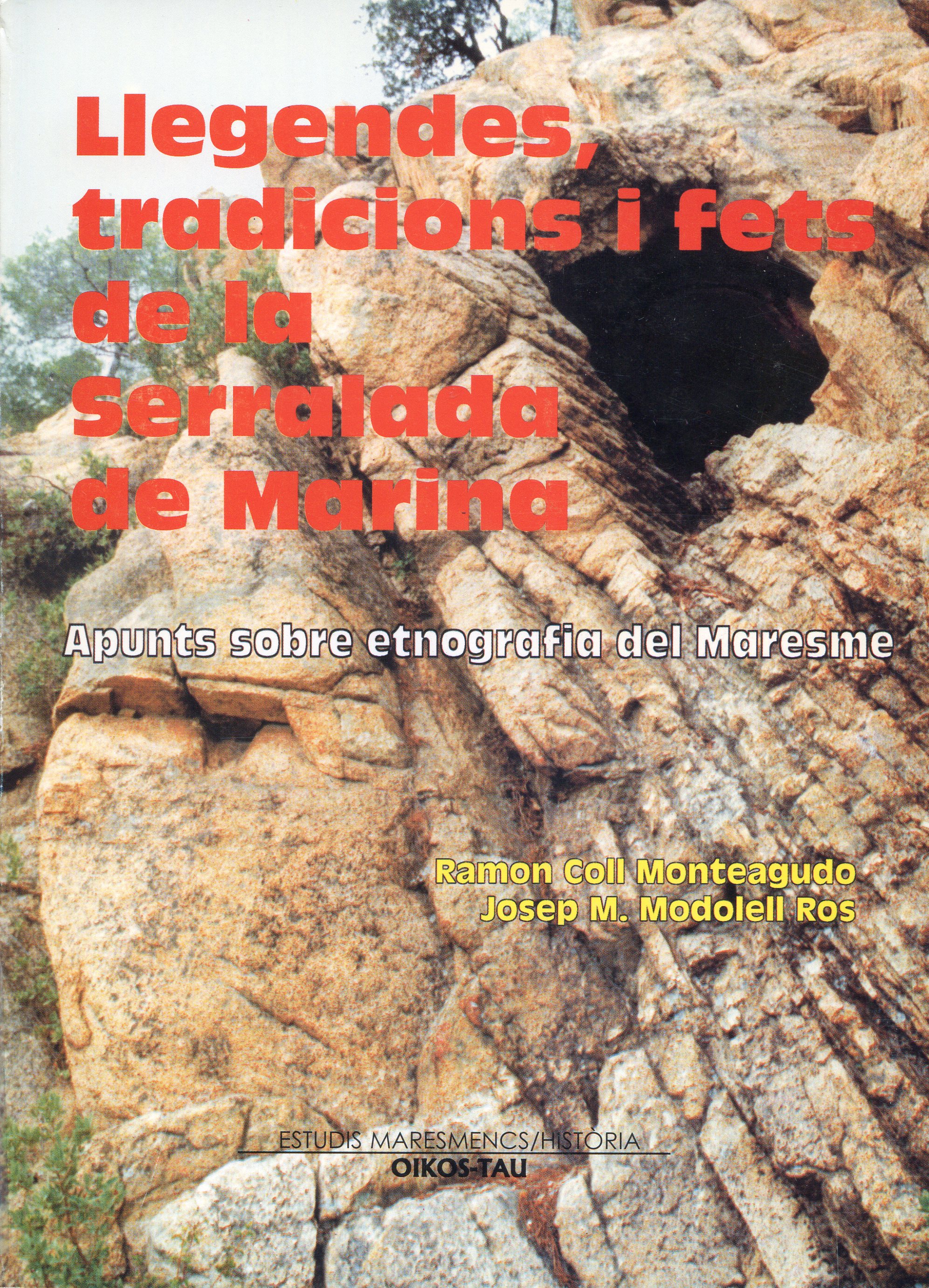 Llegendes, tracicions i fets de la Serralada de Marina : Apunts sobre etnografia del Maresme - Portada
