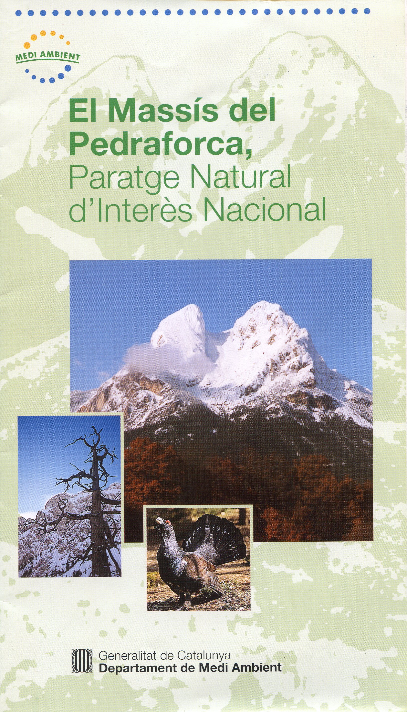 Massís del Pedraforca, ParatgeNatural d'Interès Nacional - Portada