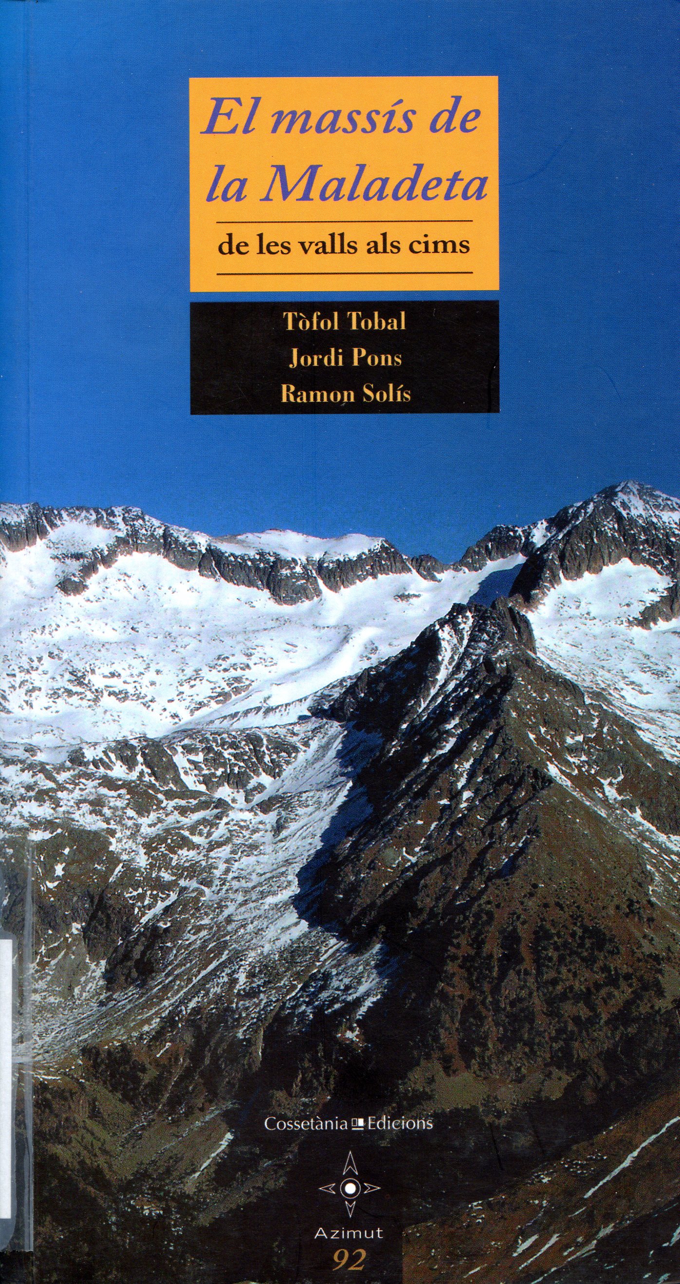 massís de la Maladeta, El : de las valls als cims - Portada