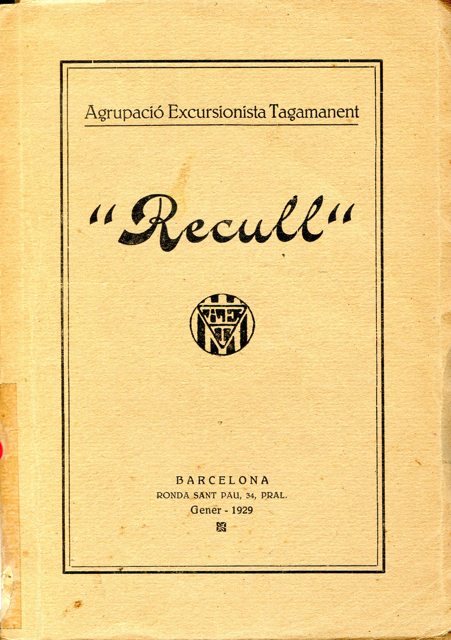 Recull - Portada