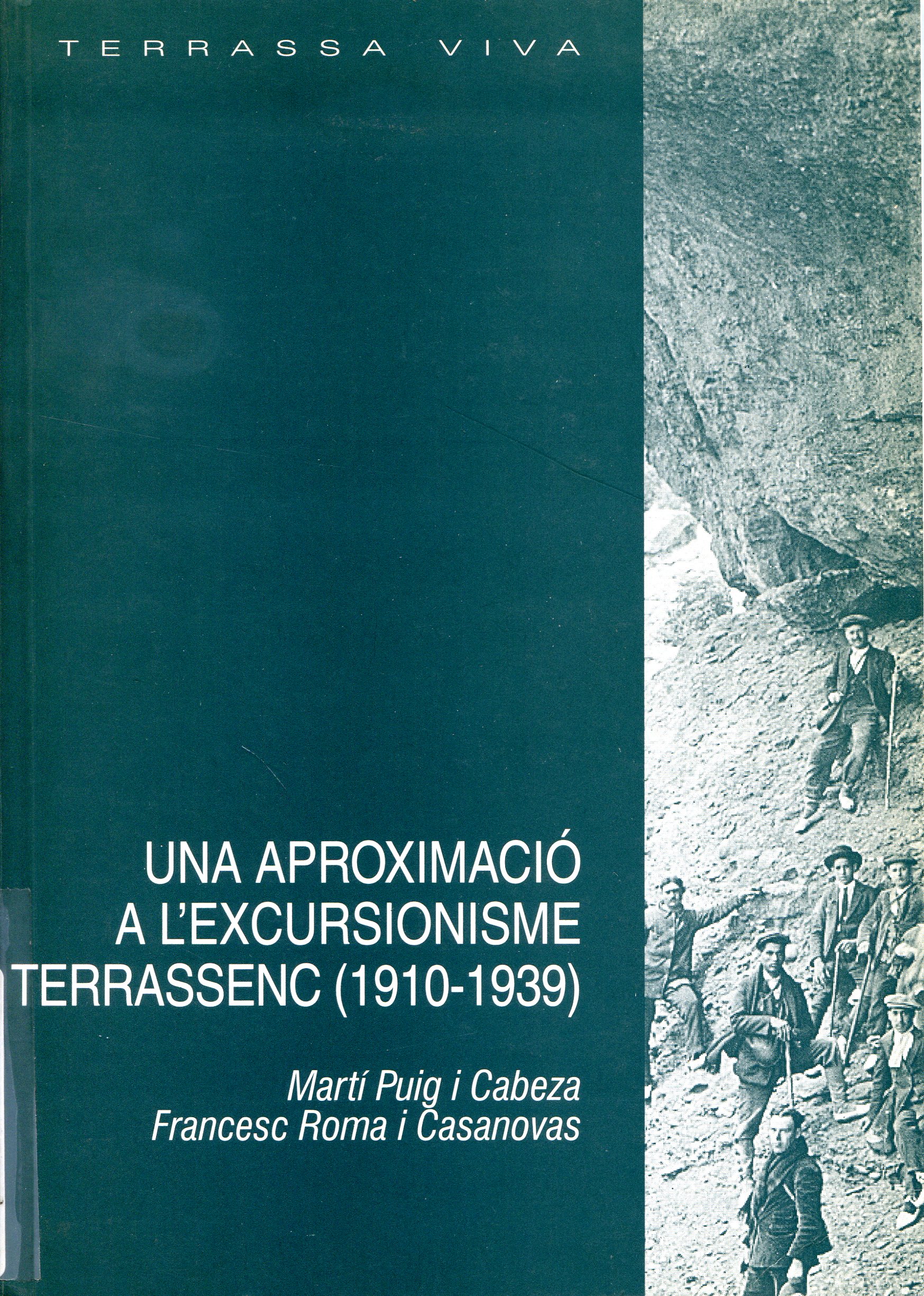 Una aproximació a l'excursionisme terrassenc (1910-1939) - Portada